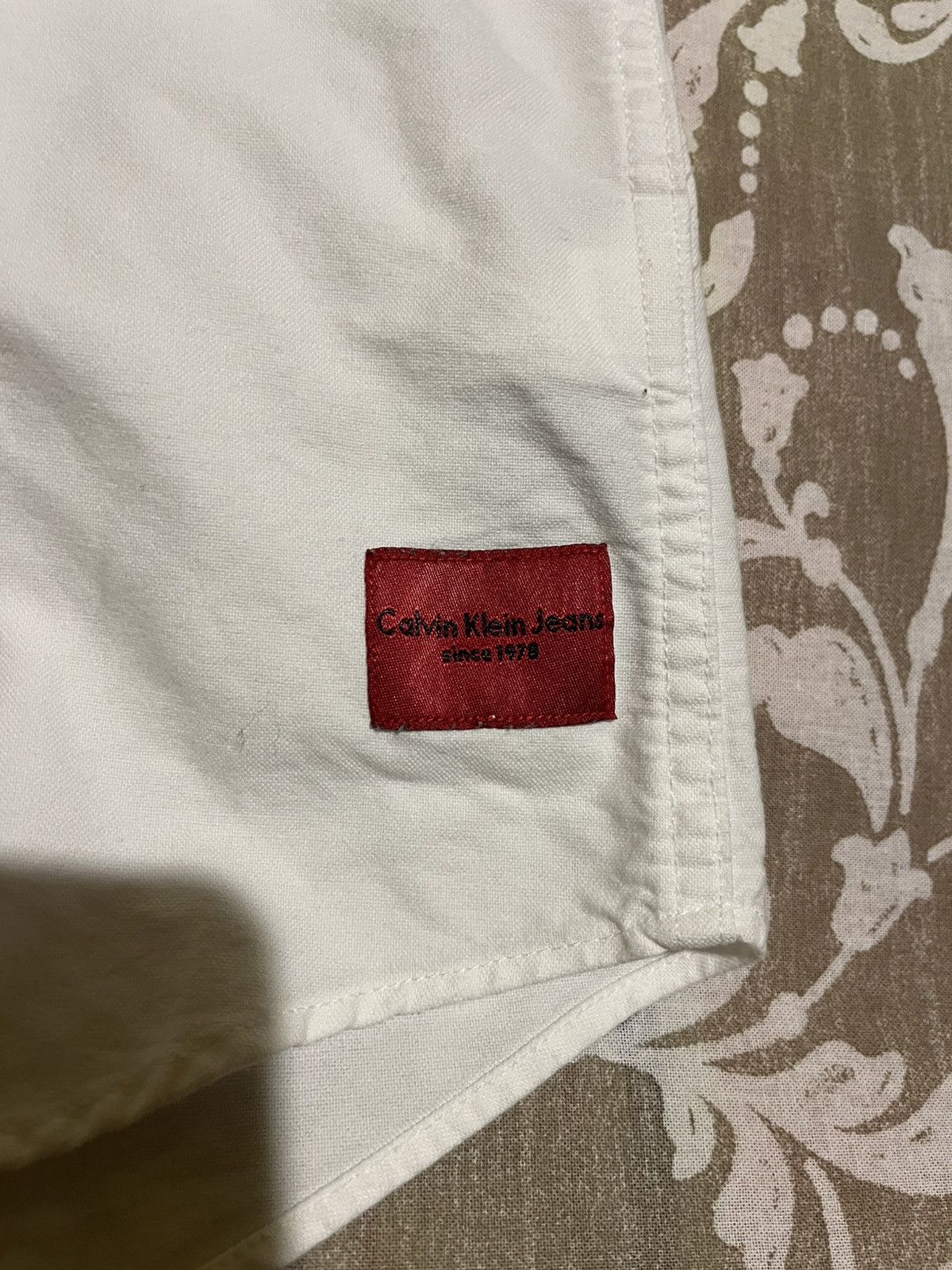 Calvin Klein Calvin Klein Jeans White Button-up Shirt Size US L / EU 52-54 / 3 - 5 Thumbnail