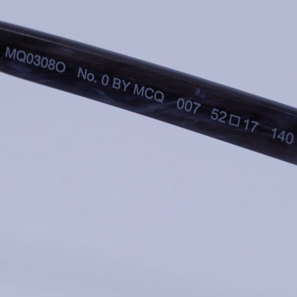 McQ Alexander McQueen McQ by Alexander McQueen MQ0308O 007 Eyeglasses Grey 52mm Size ONE SIZE - 8 Thumbnail