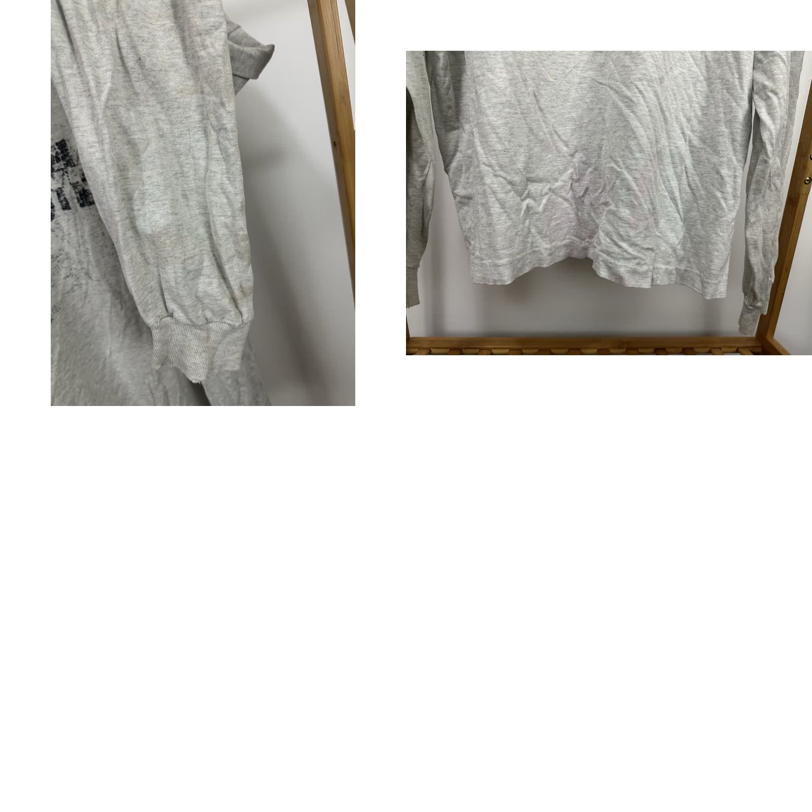 Fruit Of The Loom VTG 90s This Is Wrestling War Hand Combat Long Sleeve Thrashed Worn T-Shirt XL Size US XL / EU 56 / 4 - 8 Thumbnail
