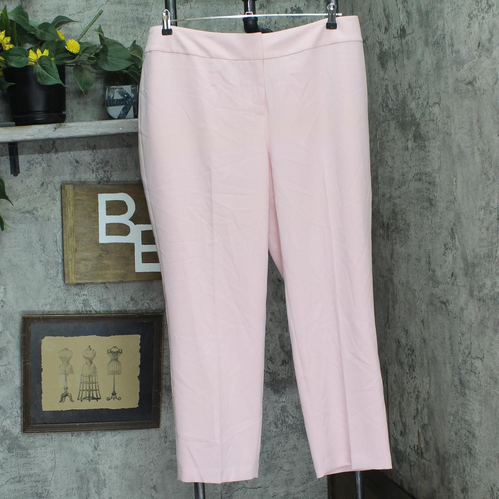 Other Nwt Kasper Size Straight-leg Pants 10891923 Tutu Pink 16w Size 38" / US 16 / IT 52 - 1 Thumbnail