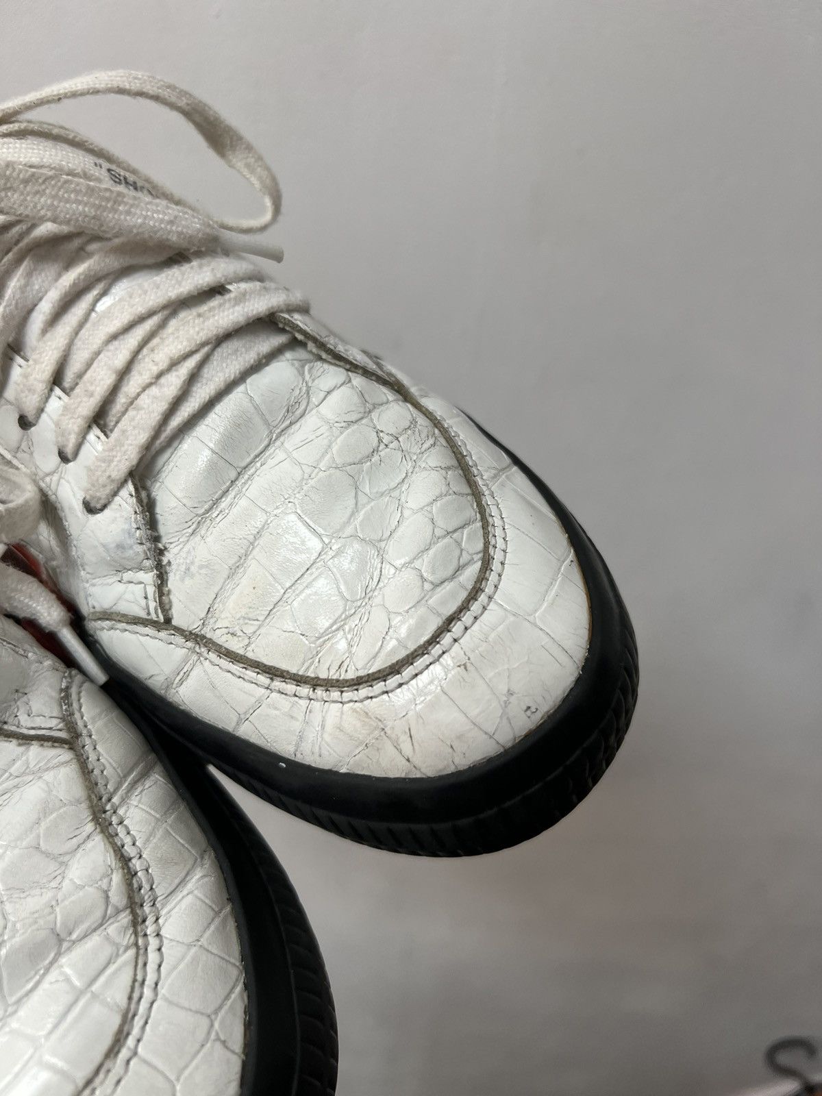 Off-White Off-White Low Vulcanized white/white Sneaker Leather Size US 8 / EU 41 - 4 Thumbnail