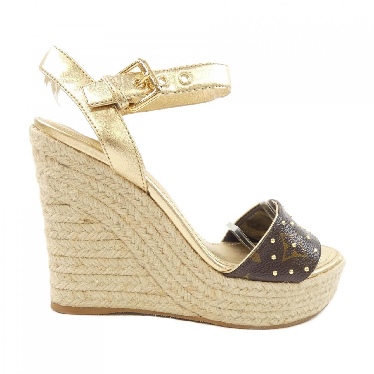 Louis Vuitton Louis Vuitton Louis Vuitton Starboard Monogram Espadrille Sandals Textile Shoes DUTY FREE for USA Size ONE SIZE - 1 Thumbnail