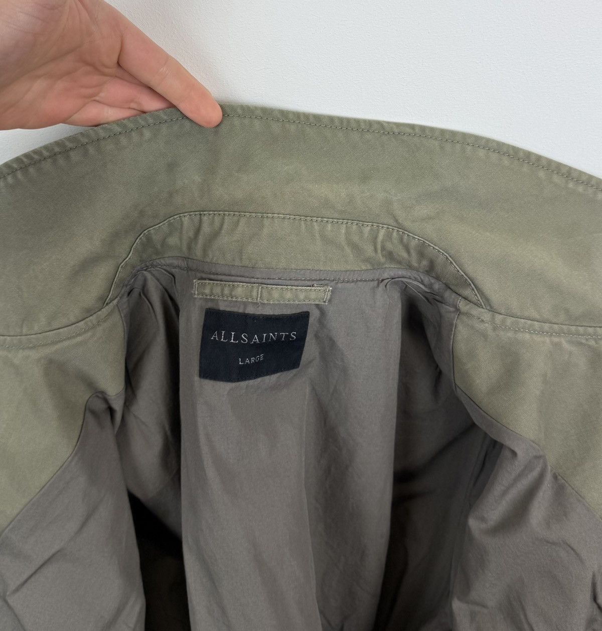 Allsaints Allsaints Cote Jacket Field M-65 Style Military Coat Khaki Size US L / EU 52-54 / 3 - 13 Thumbnail