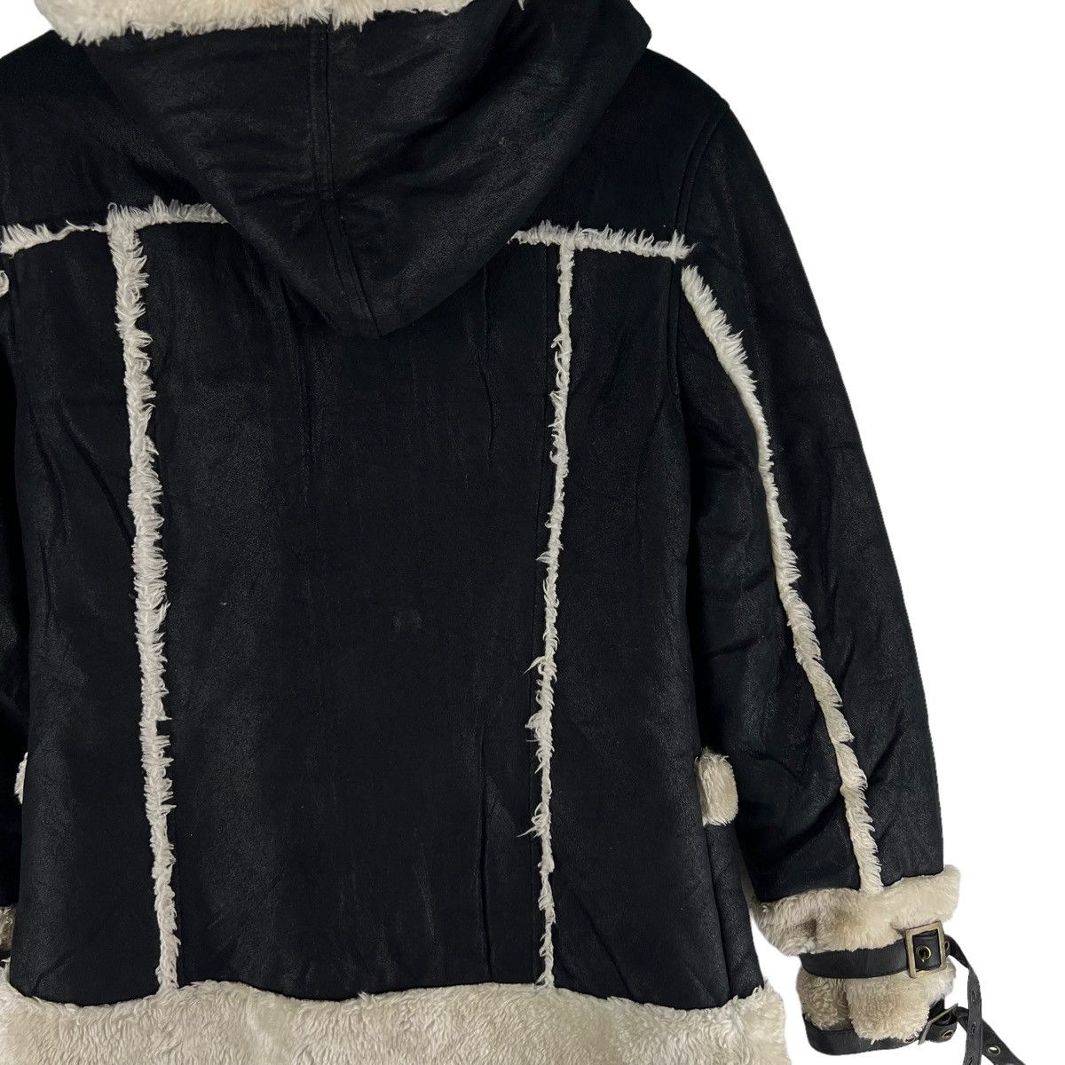 Japanese Brand d.i.a. Shearling Jacket Mink Fur Lining Issey Miyake Design Size US M / EU 48-50 / 2 - 9 Thumbnail