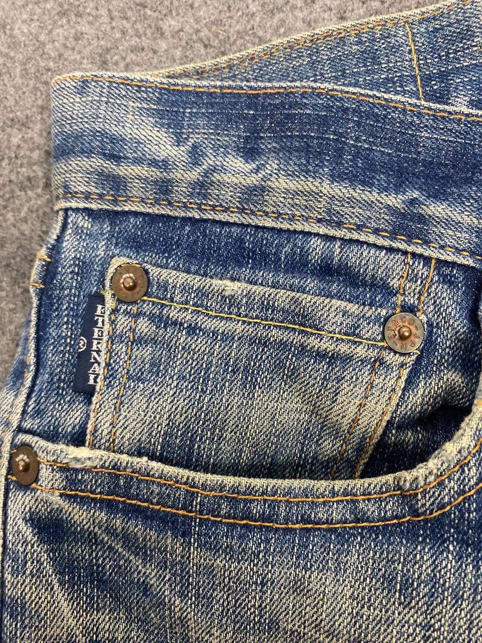 Eternal vintage eternal japanese brands selvedge distressed denim Size US 30 / EU 46 - 11 Thumbnail