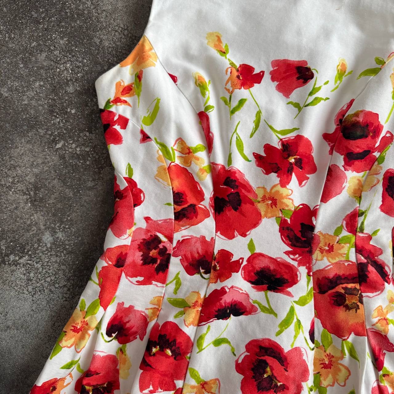 RRL Ralph Lauren × Ralph Lauren × Vintage Lauren Ralph Lauren Vintage Amazing Floral Dress Size S / US 4 / IT 40 - 3 Thumbnail