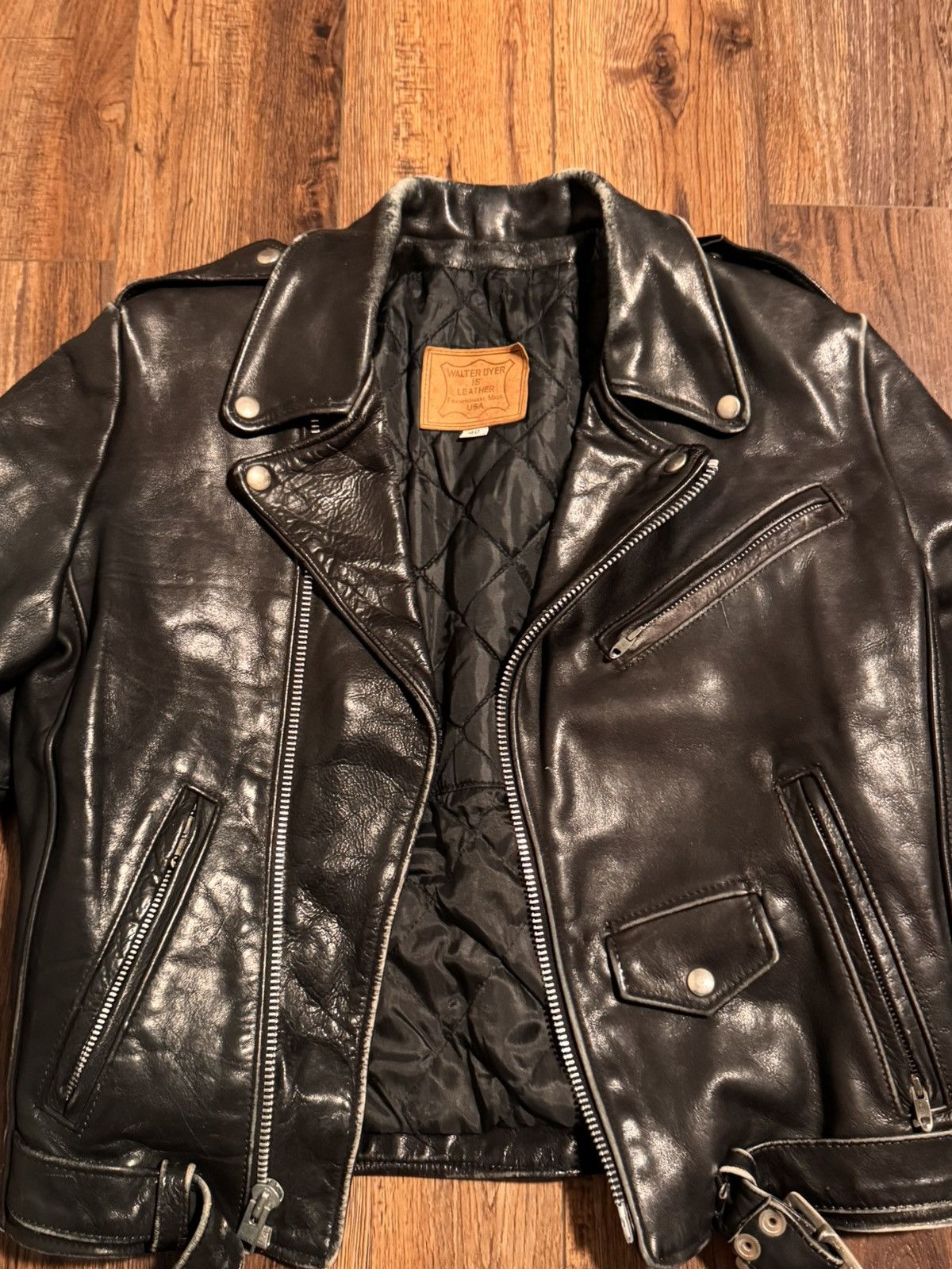 Vintage Vintage Punk Motorcycle Leather Jacket Size US M / EU 48-50 / 2 - 3 Thumbnail