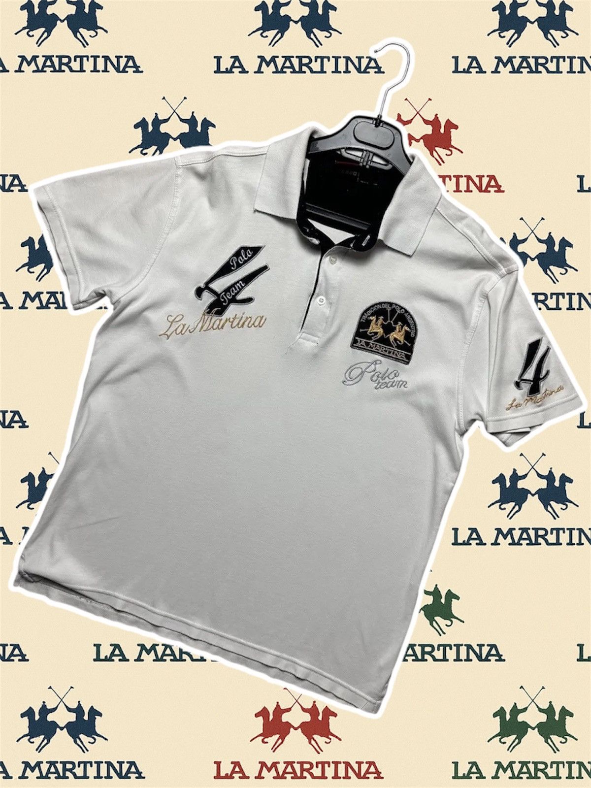 La Martina Vintage La Martina polo team big logo size 4 size L Size US L / EU 52-54 / 3 - 1 Thumbnail