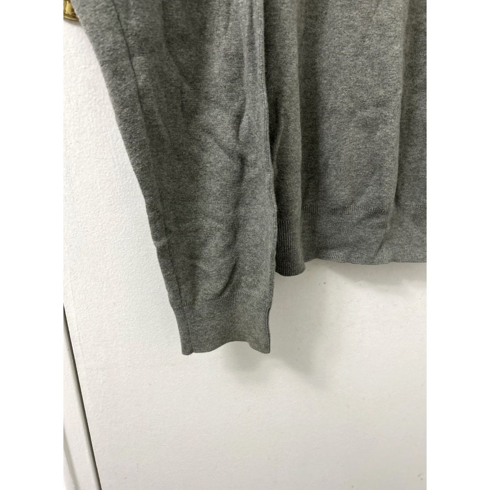 Polo Ralph Lauren Polo Ralph Lauren Sweater Mens 2XL Gray V-Neck Pullover Long Sleeve Pima Cotton Logo Shirt Size US XXL / EU 58 / 5 - 6 Thumbnail