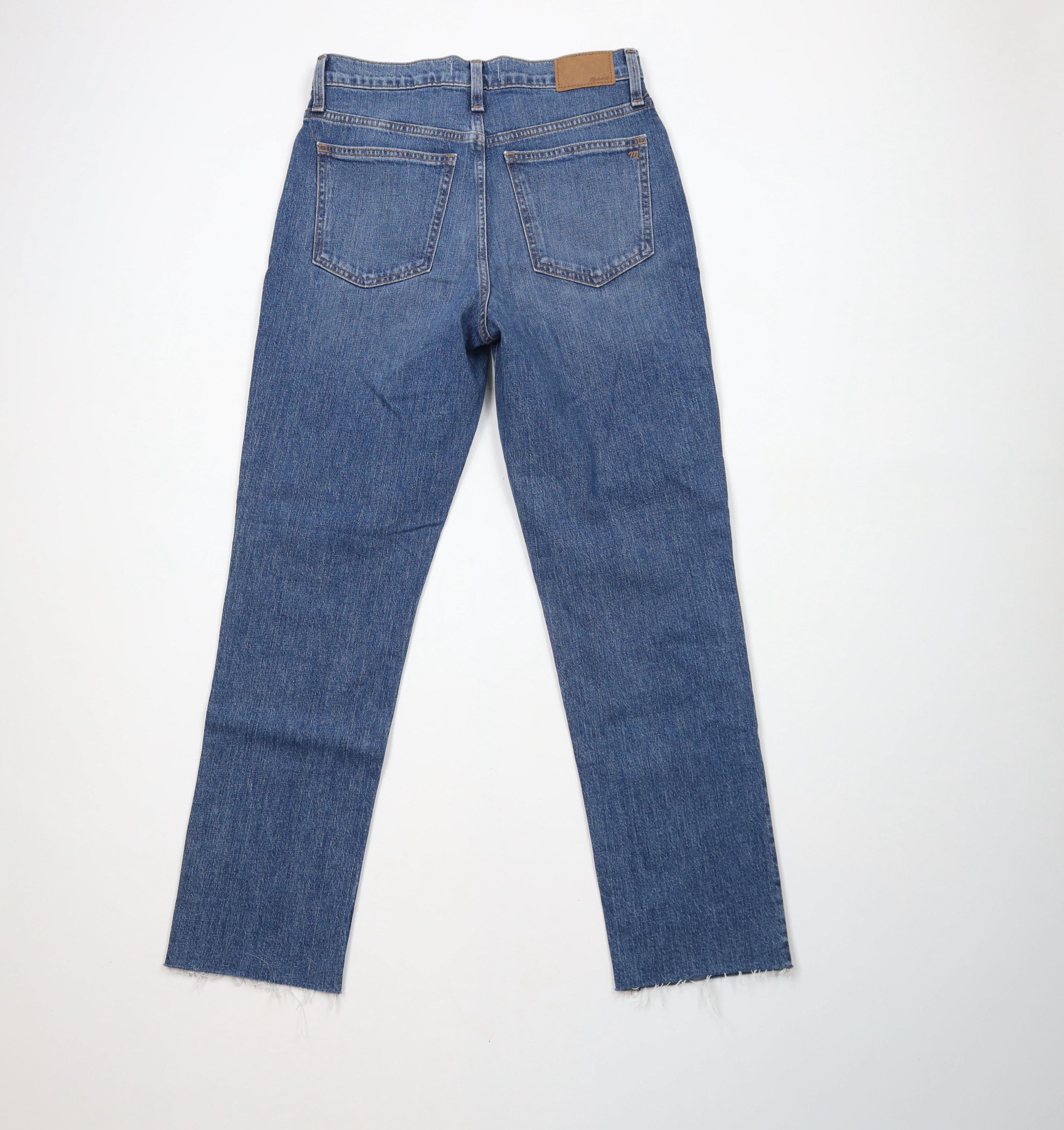 Madewell × Vintage Madewell Tapered Leg Denim Trousers Jeans Blue Stretch Size 27" / US 4 / IT 40 - 8 Thumbnail