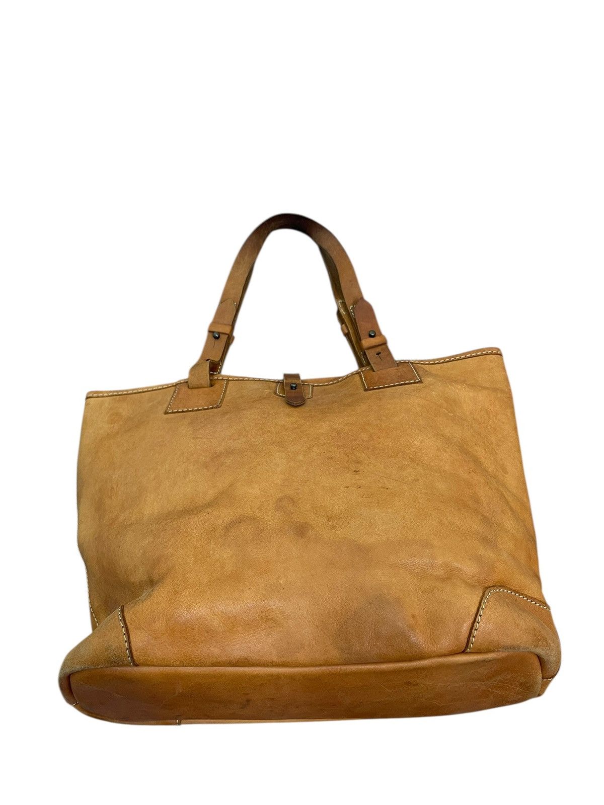 Genuine Leather Full Leather Beauty Patina Peaks Peak Japan Tote Bag 2🟩1 Size ONE SIZE - 5 Thumbnail
