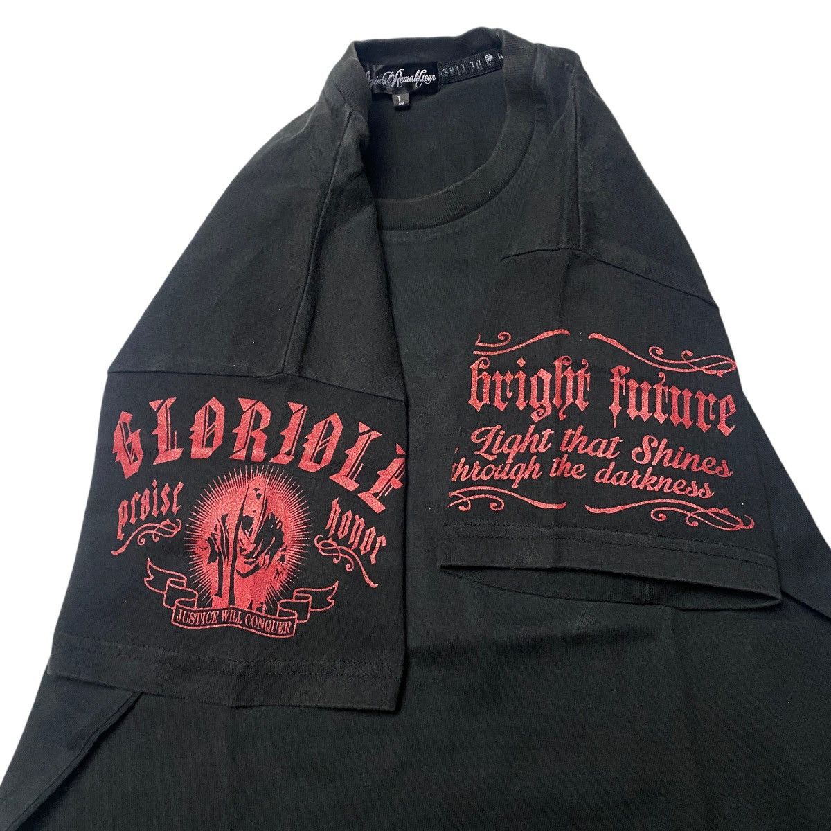 Hysteric Glamour 2000's OriginalRemakGear God Poem Tribal Shirt Size US M / EU 48-50 / 2 - 4 Thumbnail