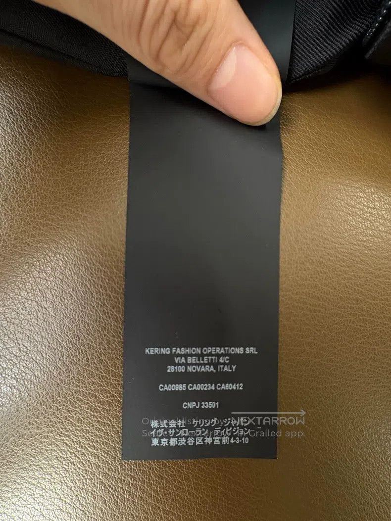 Saint Laurent Paris Saint Laurent Paris size F36 Black 100% Lambskin Side Pocke Size 35" - 9 Thumbnail