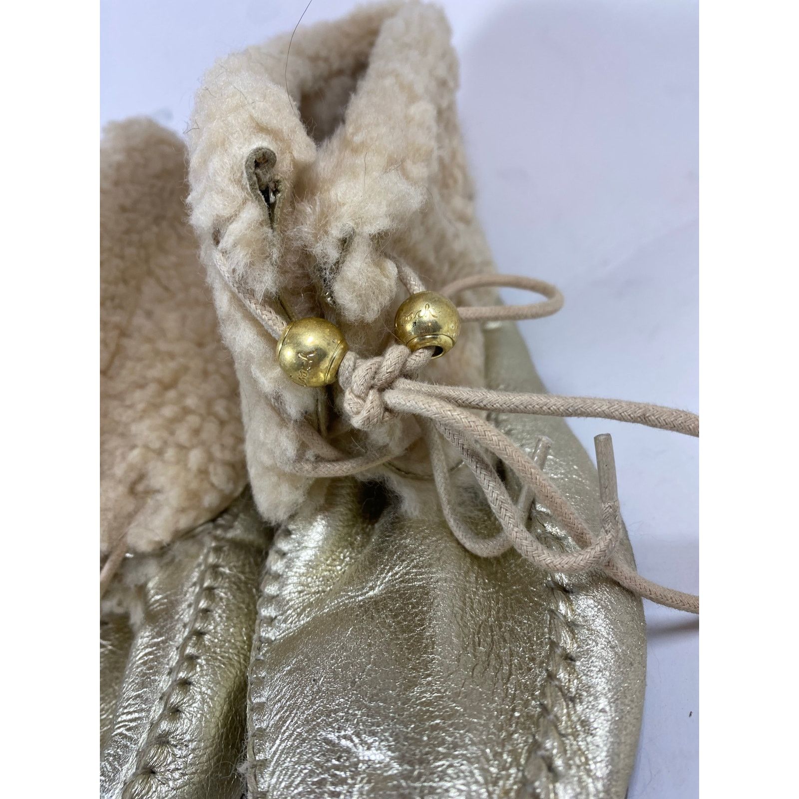 Coach Coach Gold Metallic Fur Boots 9W Size US 9 / IT 39 - 3 Thumbnail