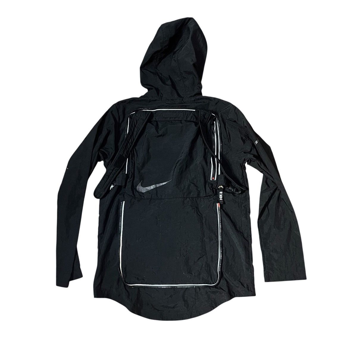 Nike Nike packable black zip hoodie jacket Size US S / EU 44-46 / 1 - 1 Thumbnail