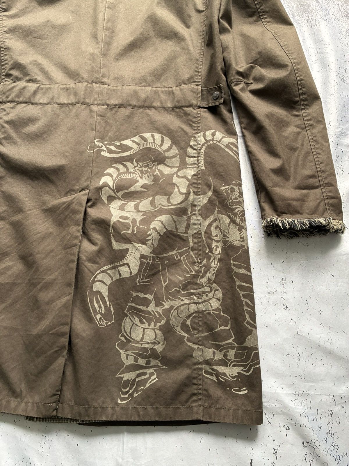Marithe + Francois Girbaud Archive Double-Breasted Graphic Military Coat Size US L / EU 52-54 / 3 - 9 Thumbnail