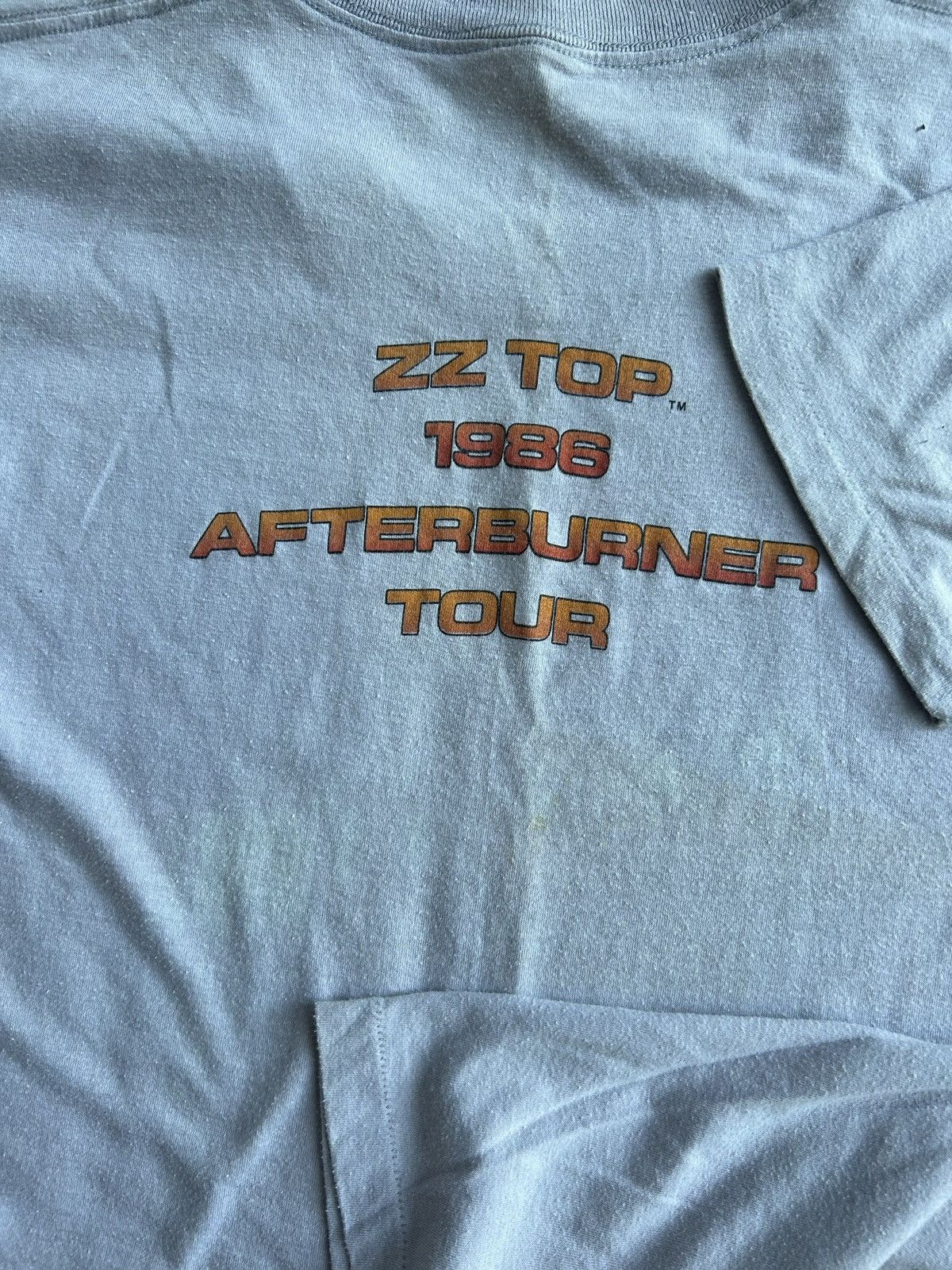 Band Tees Vintage ZZTop 1986 Afterburner Tour short-sleeve graphic tee Size US XL / EU 56 / 4 - 8 Thumbnail