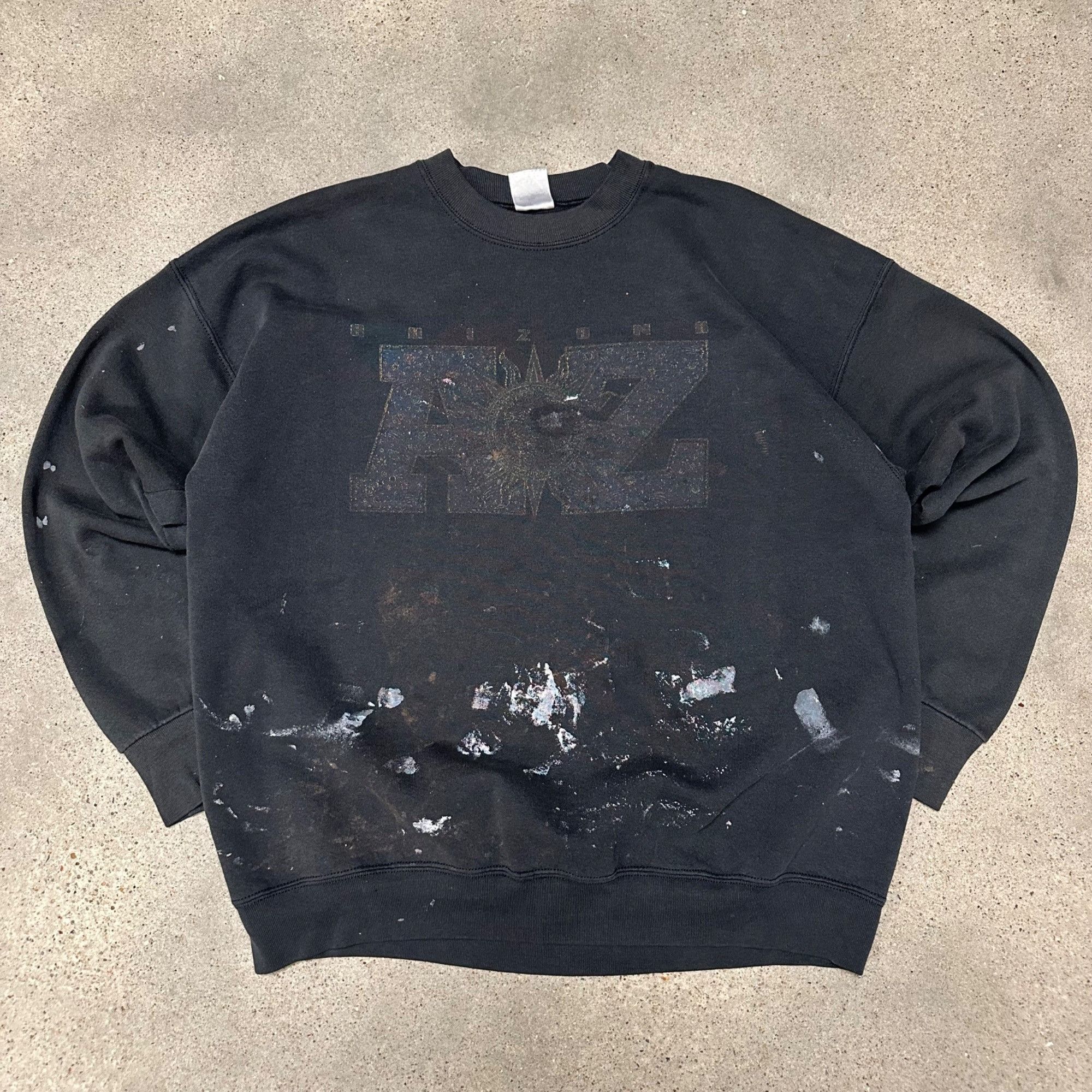 Vintage Vintage Super Faded Paint Splattered Arizona Sweatshirt Size US XL / EU 56 / 4 - 1 Thumbnail