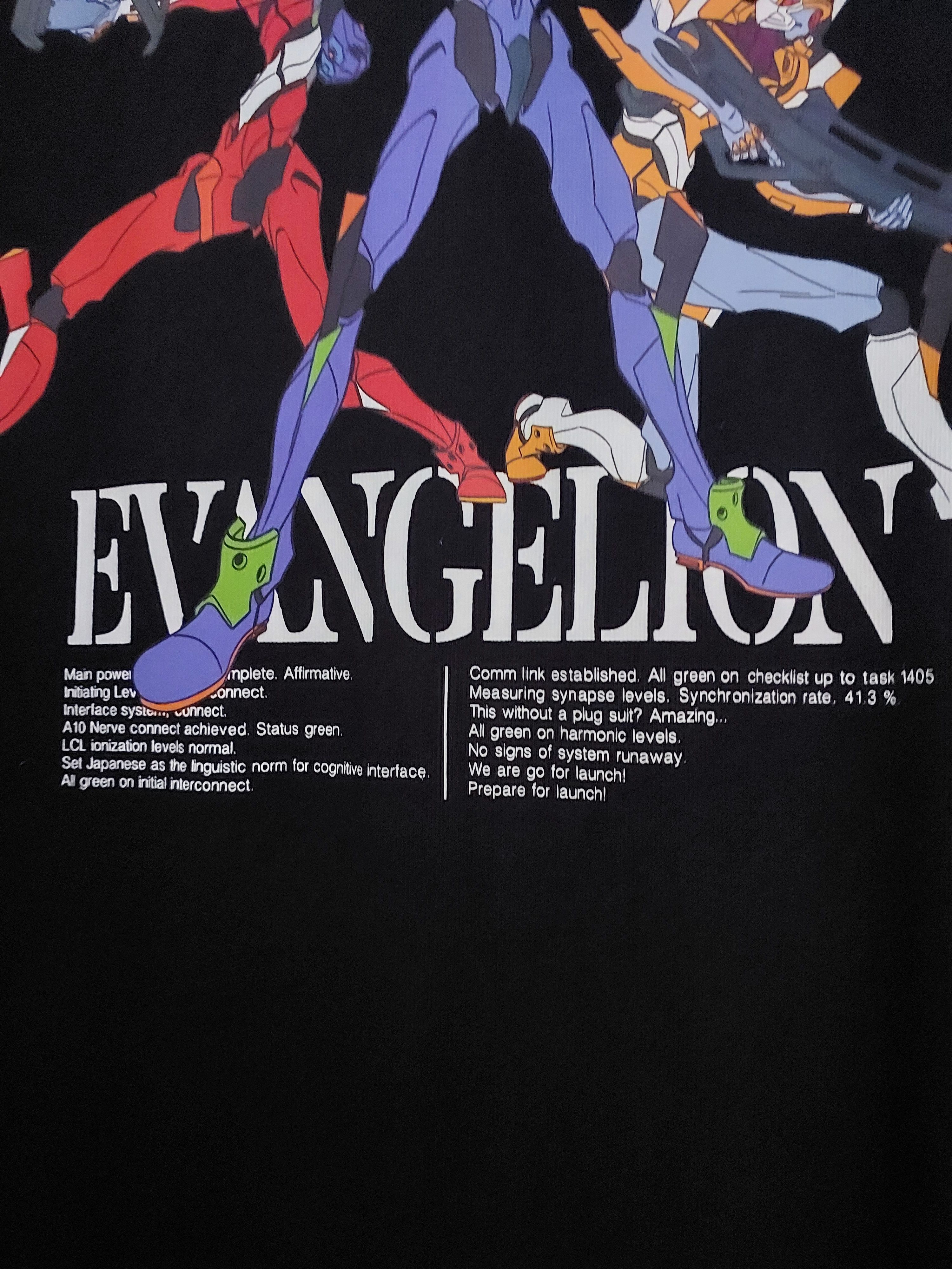 Anime EVANGELION ANIME T-SHIRT Size US L / EU 52-54 / 3 - 2 Thumbnail