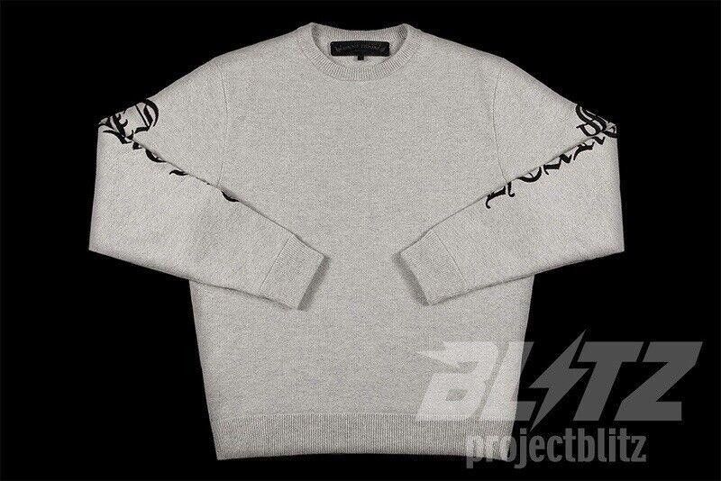 Chrome Hearts CHROME HEARTS LIFE SENTENCE EMBROIDERED CASHMERE CREWNECK Size US L / EU 52-54 / 3 - 2 Thumbnail