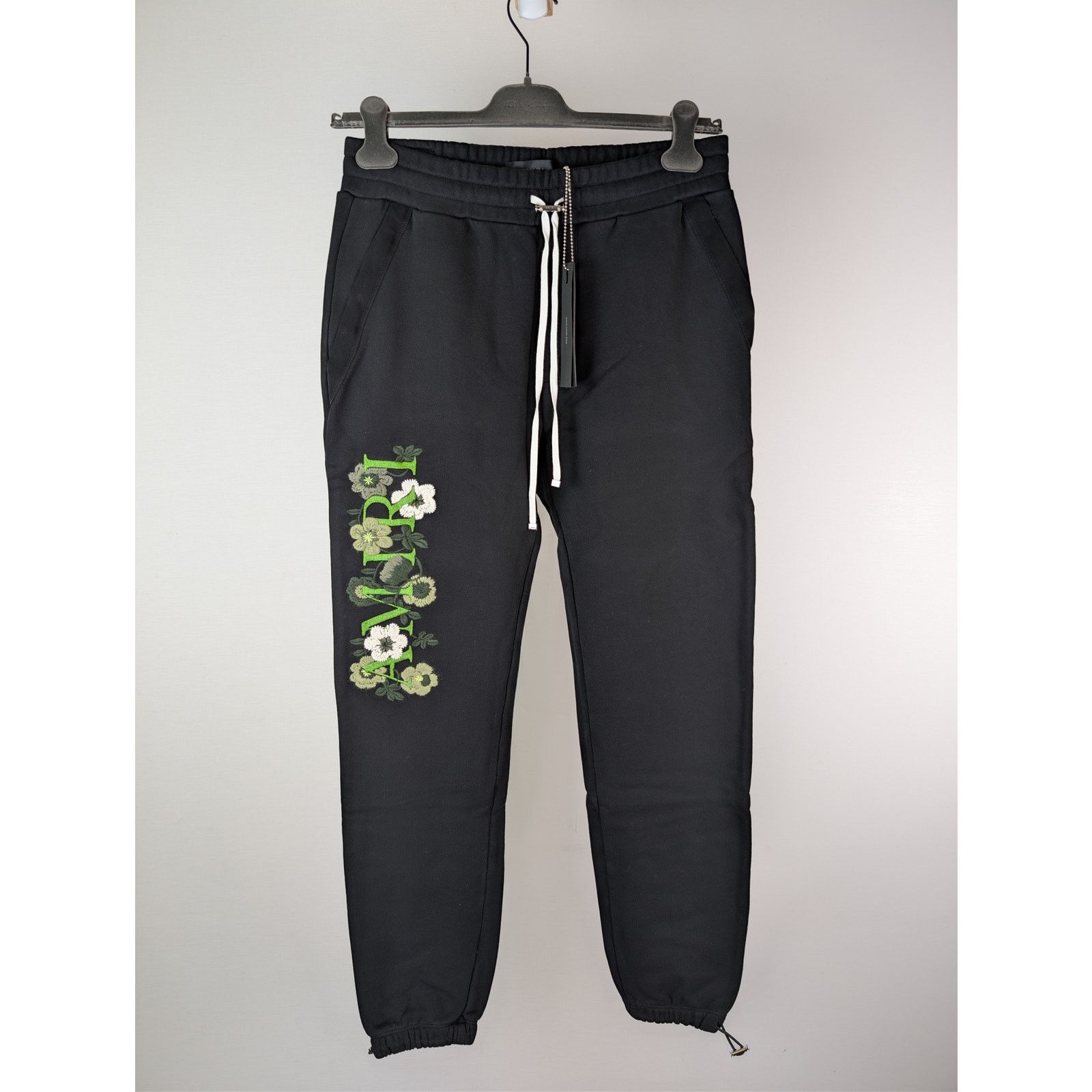 Amiri o1rshd1 Flower Amiri Sweatpants / Trousers in Black S Size US 30 / EU 46 - 2 Thumbnail
