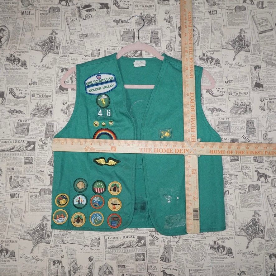 Vintage Large - Vintage Y2K Girl Scouts USA 1990s youth patch vest Size L / US 10 / IT 46 - 4 Thumbnail