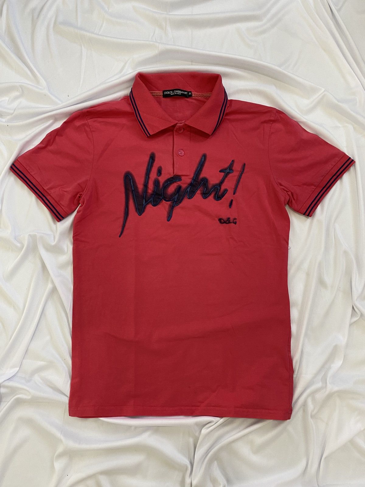 Designer × Dolce & Gabbana night D&G polo shirt Size US M / EU 48-50 / 2 - 1 Thumbnail