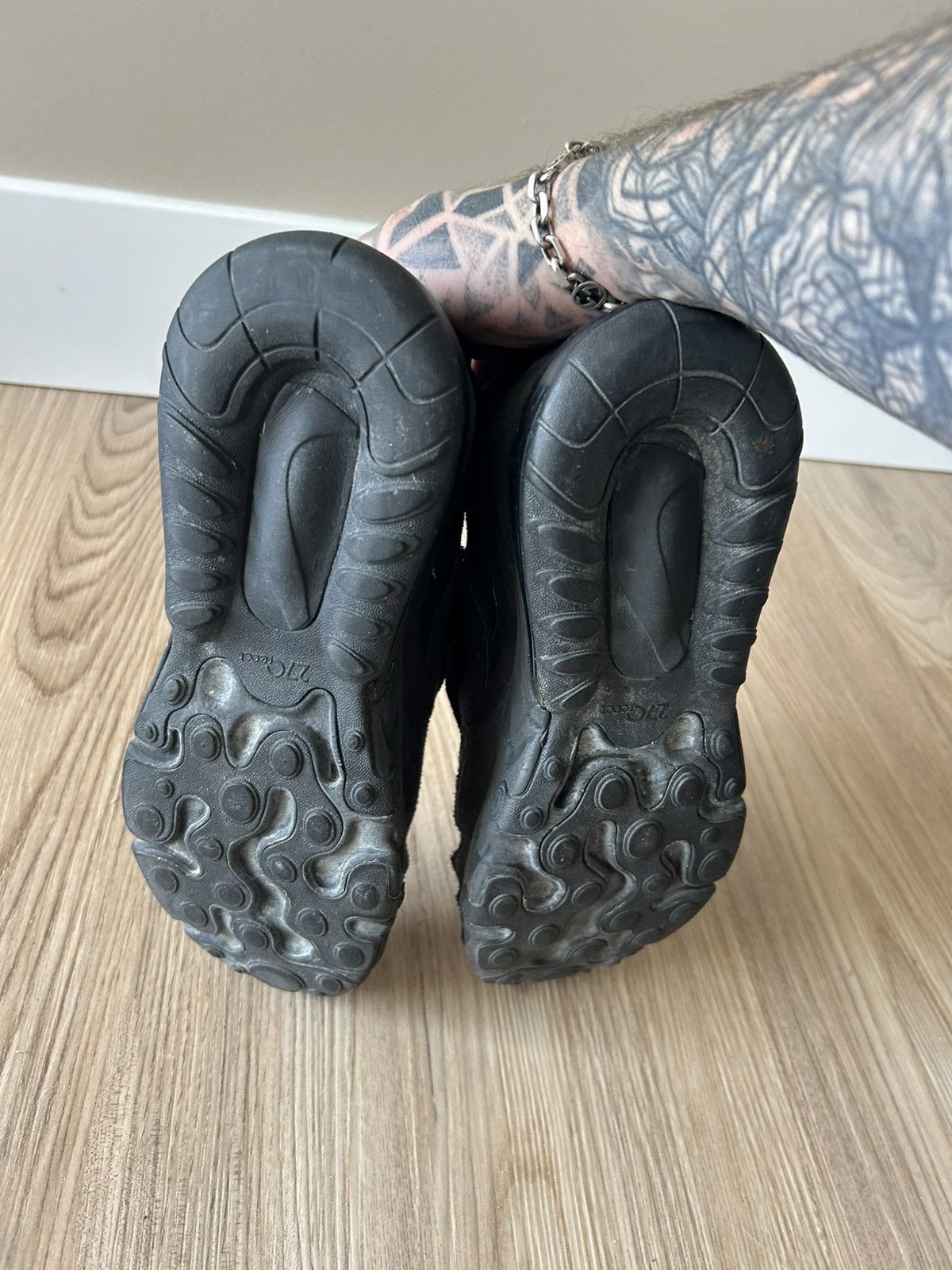 Nike Nike Airmax React 270 Triple Black Size US 8 / IT 38 - 6 Thumbnail