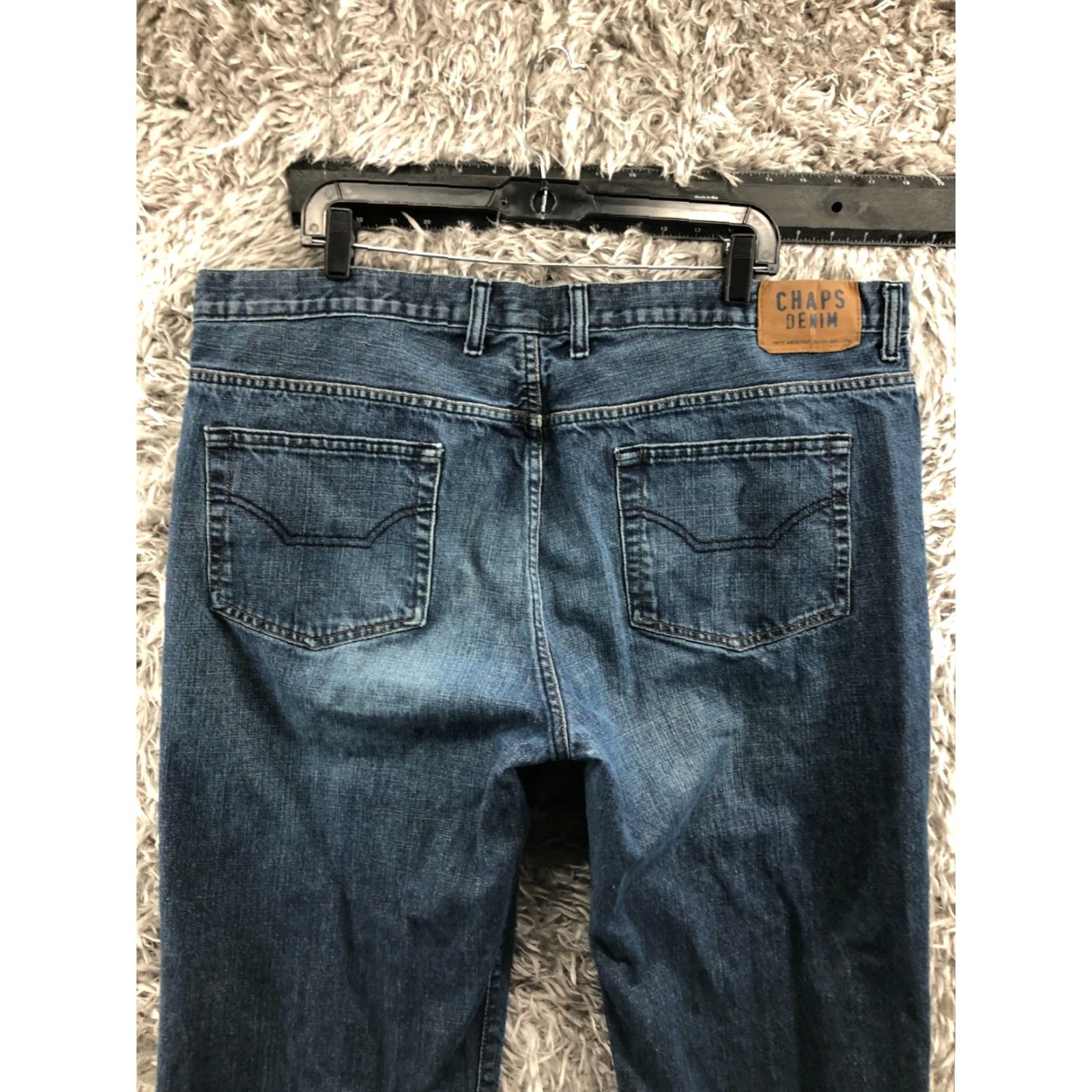 Chaps Chaps Jeans Main Selling Point: Chaps Straight Jeans Mens Size 40x30 Mid Rise Medium Wash Blue Regular Size US 40 / EU 56 - 7 Thumbnail