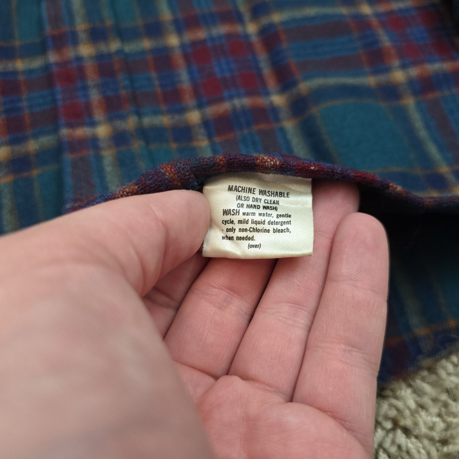 Pendleton Vintage Pendleton Wool Flannel Shirt Elbow Patch Medium Size US M / EU 48-50 / 2 - 4 Thumbnail