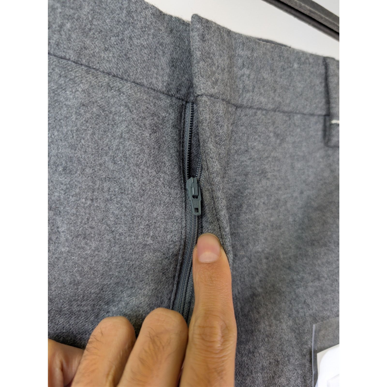 Acne Studios o1rshd1 Pro Flannel PAW16 Trouser Causal Pants in Light Grey Size US 34 / EU 50 - 6 Thumbnail