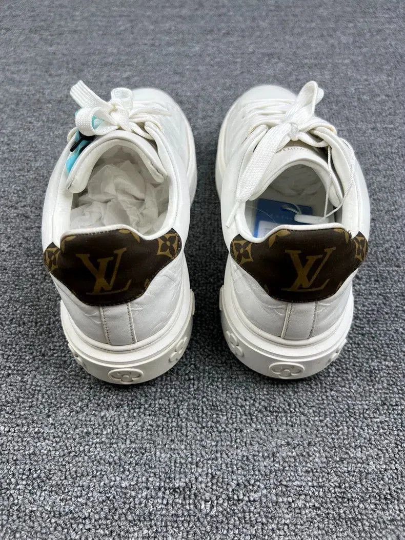 Louis Vuitton Louis Vuitton Embossed Leather Sneakers. Size US 6.5 / EU 39-40 - 4 Thumbnail