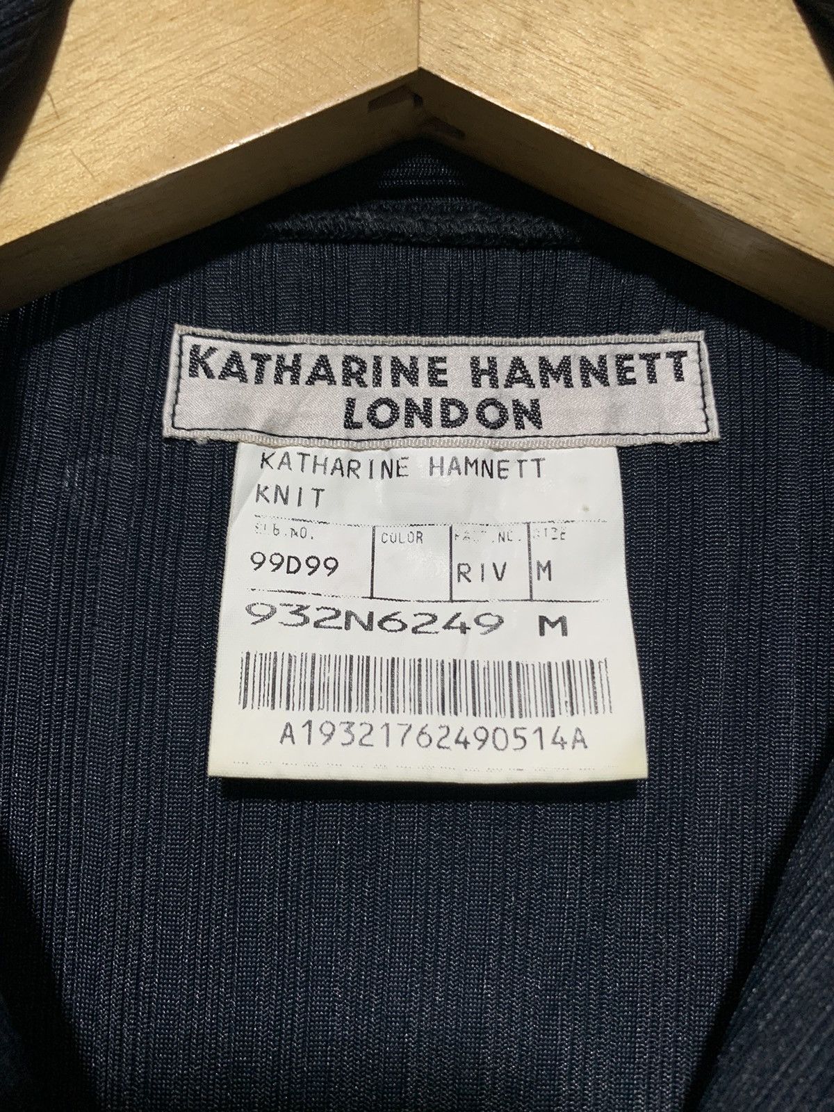 Katharine Hamnett London 2000s KHL knit zip polo shirt Made in Japan Size US M / EU 48-50 / 2 - 9 Thumbnail