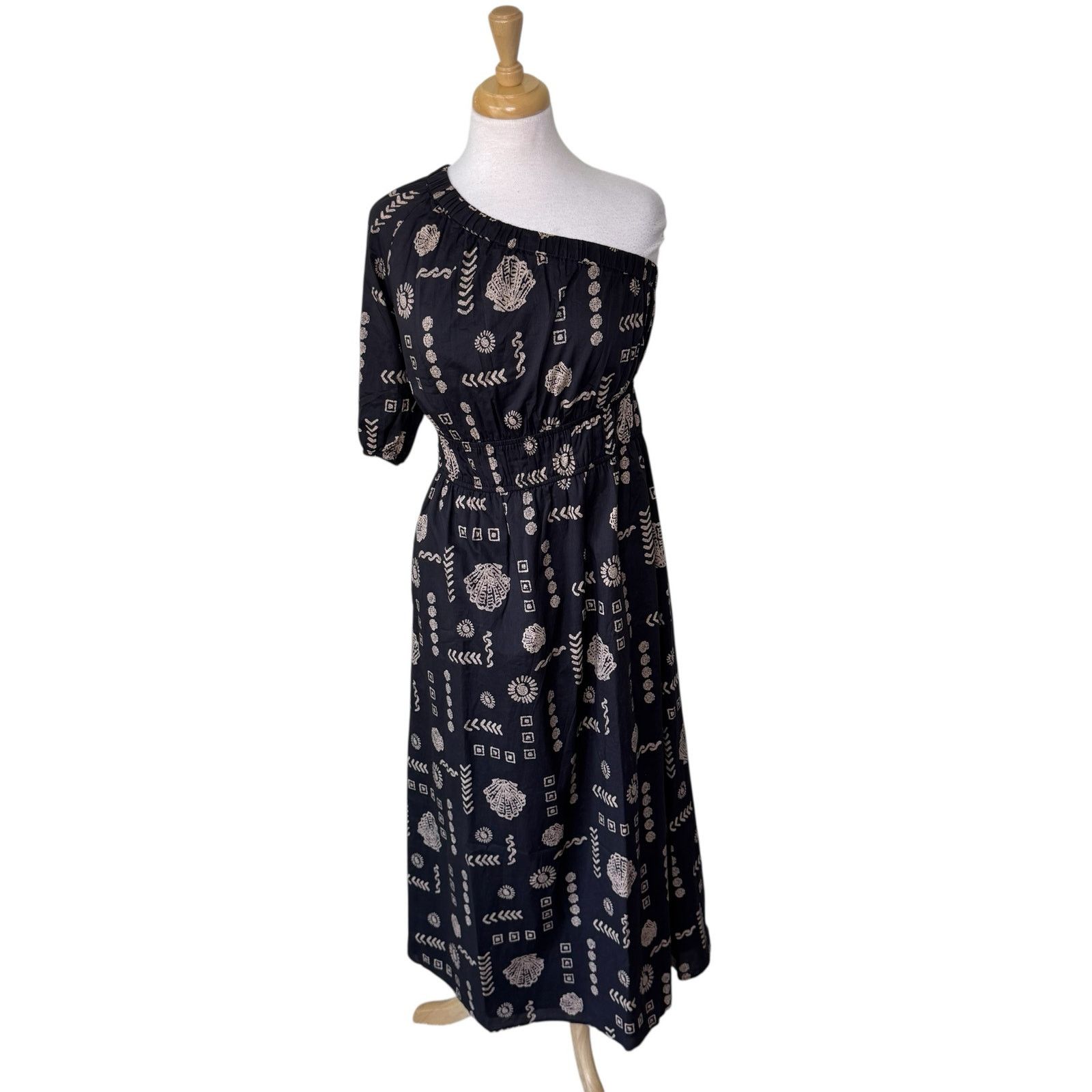 Rails Rails Rome One Shoulder Dress Color: Beach Shells Medium Size M / US 6-8 / IT 42-44 - 1 Thumbnail