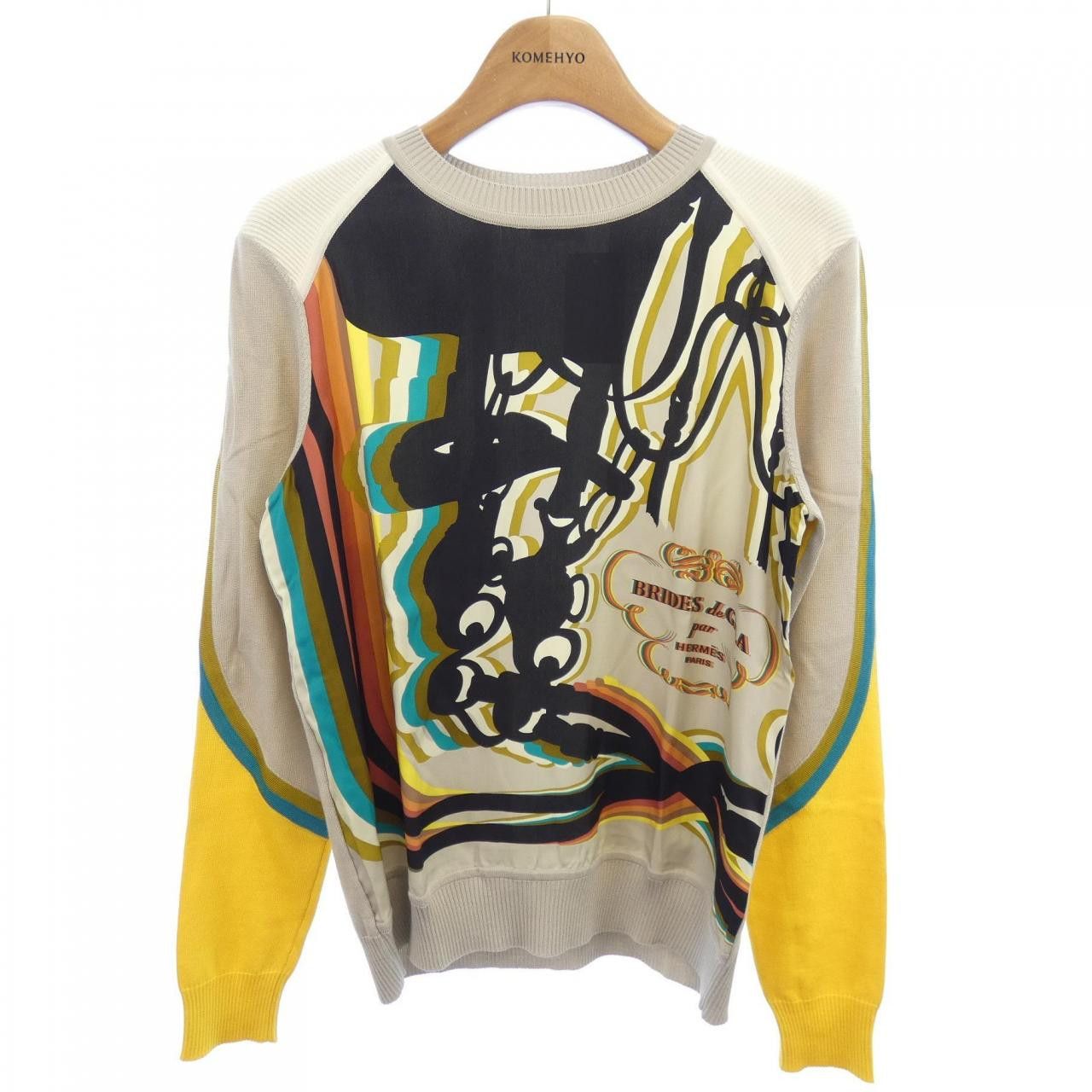 Hermes Hermes Hermes Twillene Knitwear Textile Tops DUTY FREE for USA Size ONE SIZE - 1 Thumbnail