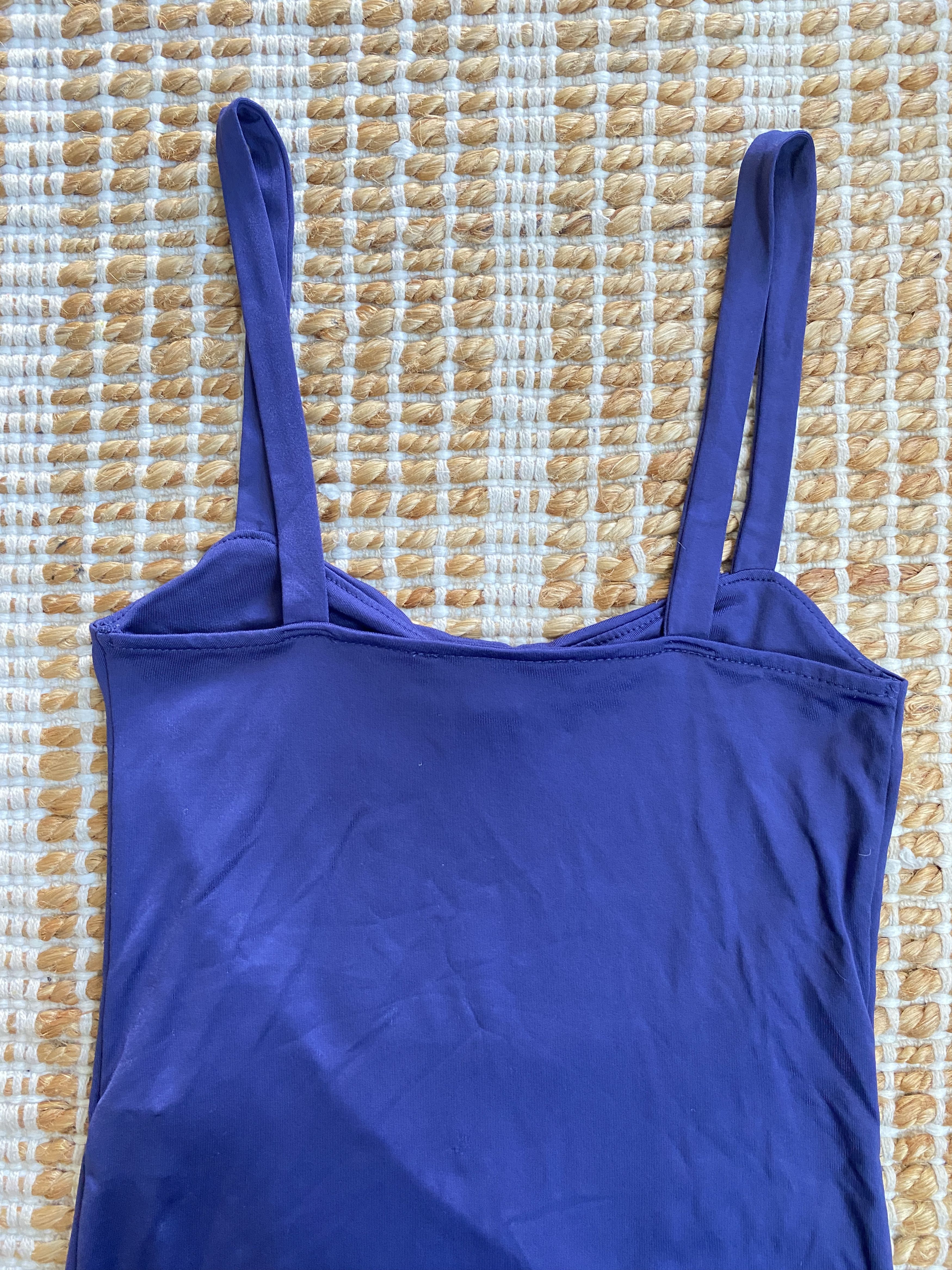 Forever 21 Forever 21 Royal Blue Bodysuit with Snap Closure Size S / US 4 / IT 40 - 2 Thumbnail
