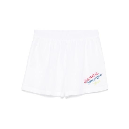 Dsquared2 DSQUARED2 Women Shorts & Burmudas D35294 S73MU0236 100 WHITE Size 26" / US 2 / IT 38 - 1 Thumbnail