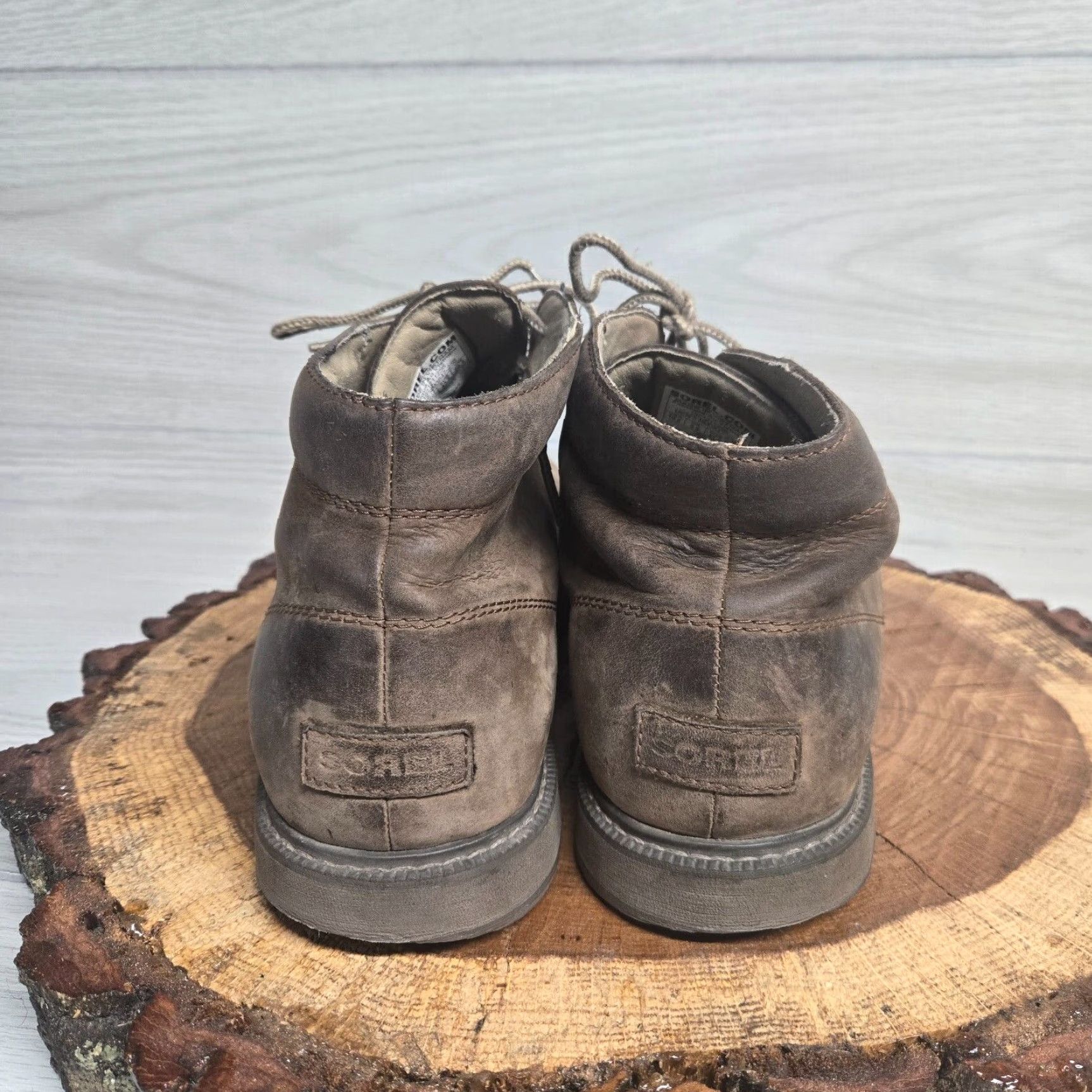 SOREL VINTAGE Sorel Madison II Chukka Boots Brown Leather Waterproof Men's Size 10.5 Fall Winter Size US 10.5 / EU 43-44 - 4 Thumbnail