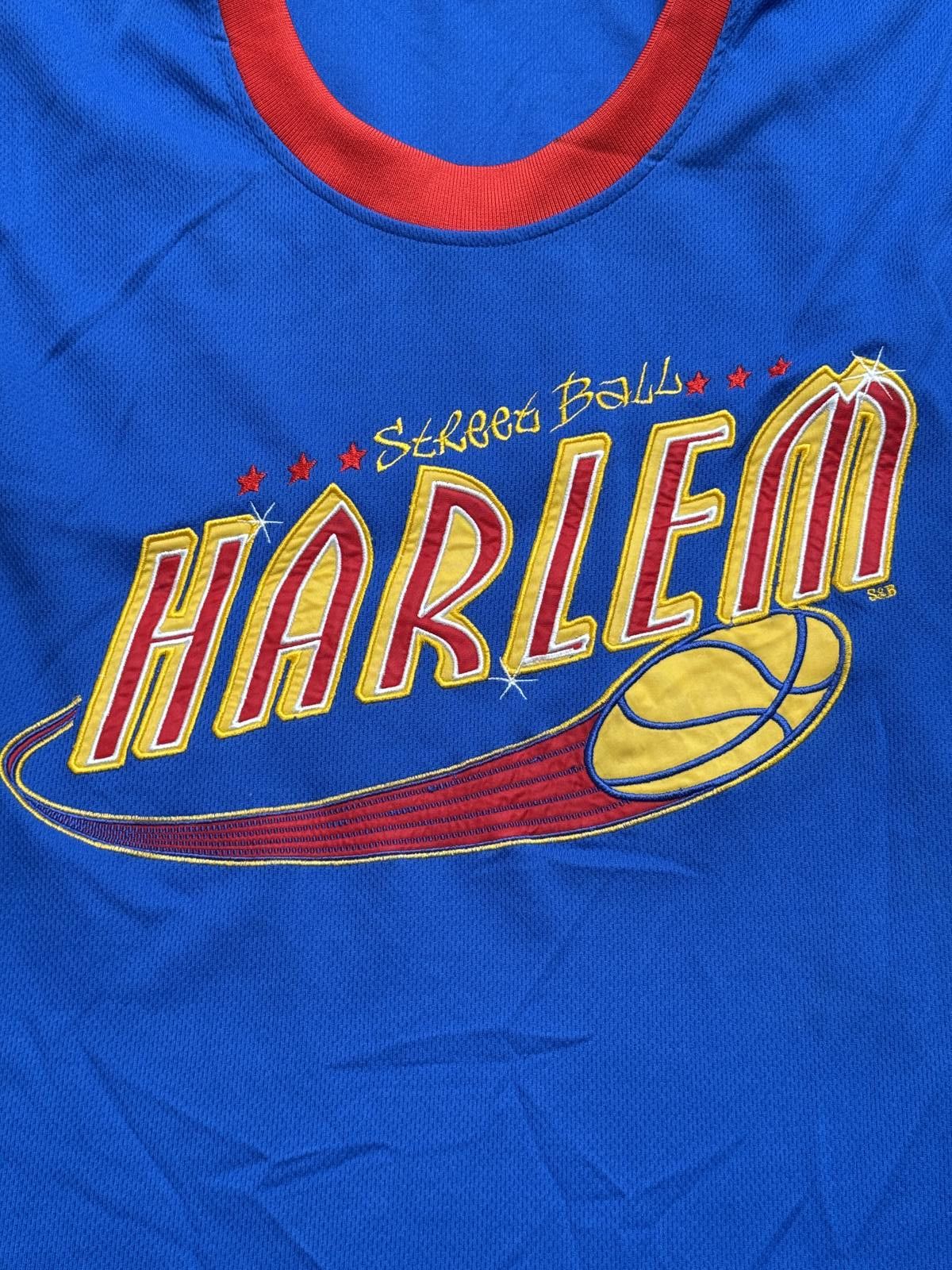 Designer Harlem Basketball Jersey #32 Blue Red Gold XL Size US XL / EU 56 / 4 - 4 Thumbnail