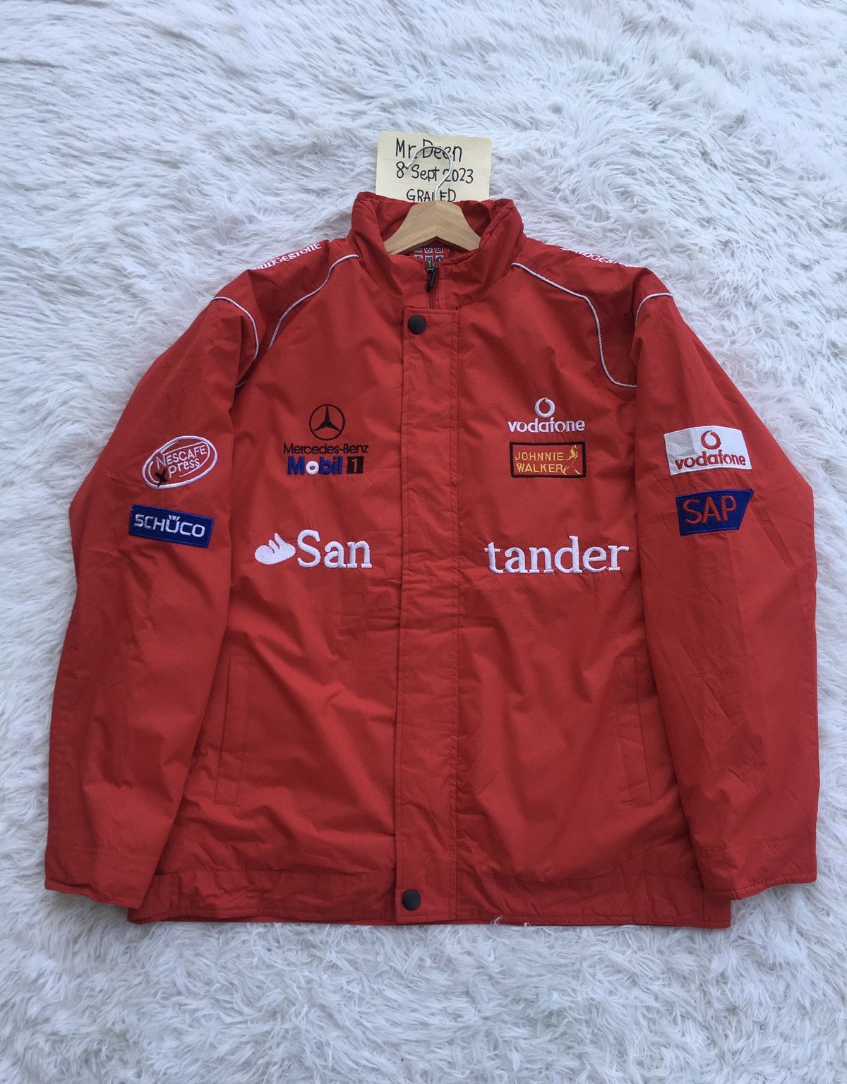 Formula 1 Rare Mercedes Benz x Johnie Walker Racing Jacket Size US XL / EU 56 / 4 - 3 Thumbnail