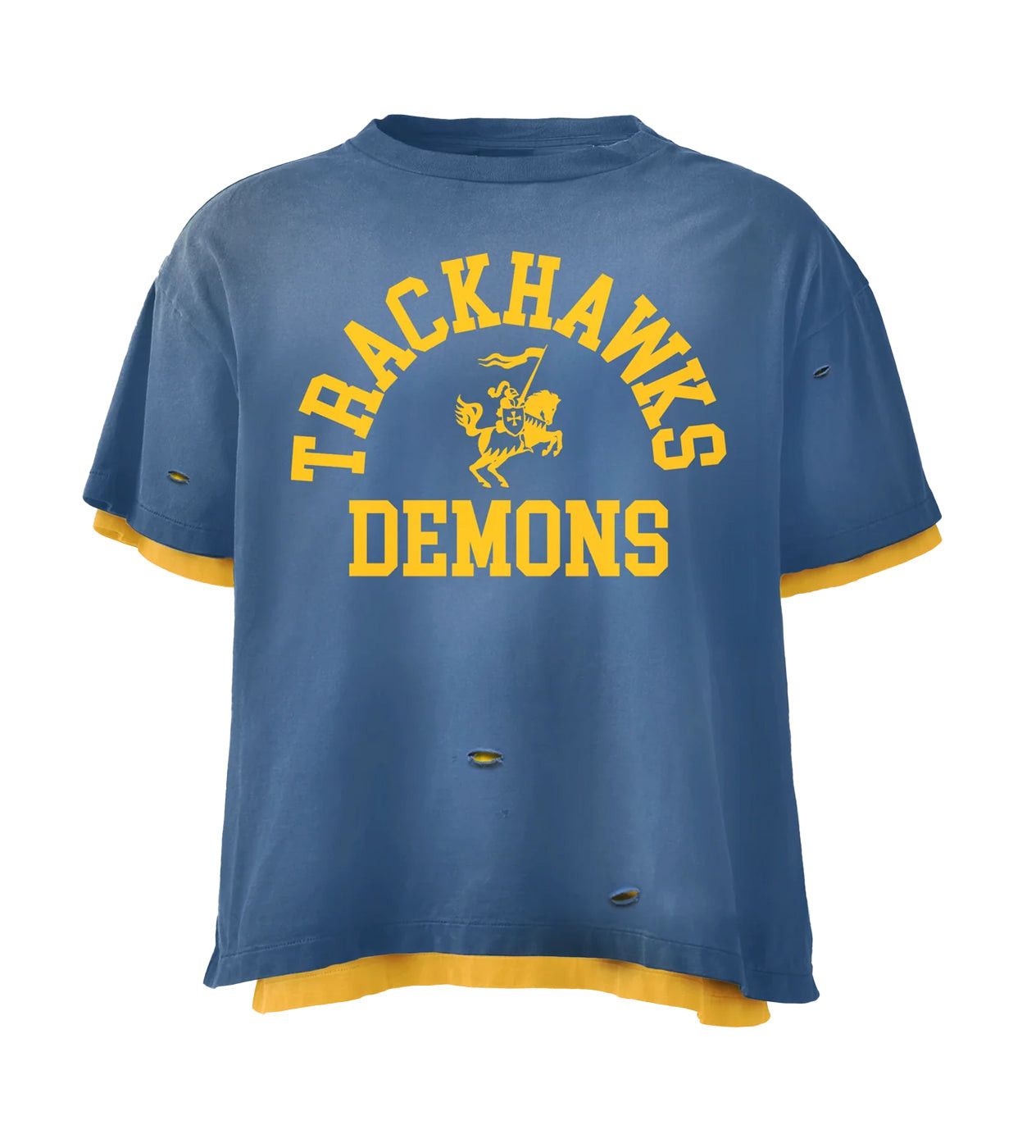 Bravest Studios Trackhawk Double Layer Tee Blue/Yellow Size US XXL / EU 58 / 5 - 1 Thumbnail