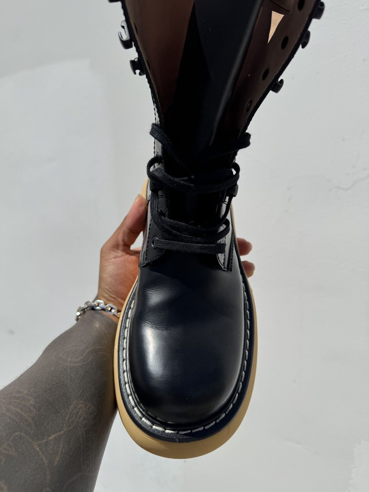 Bottega Veneta Bottega "The Bounce" Combat Boot IT39 Size US 9 / IT 39 - 6 Thumbnail