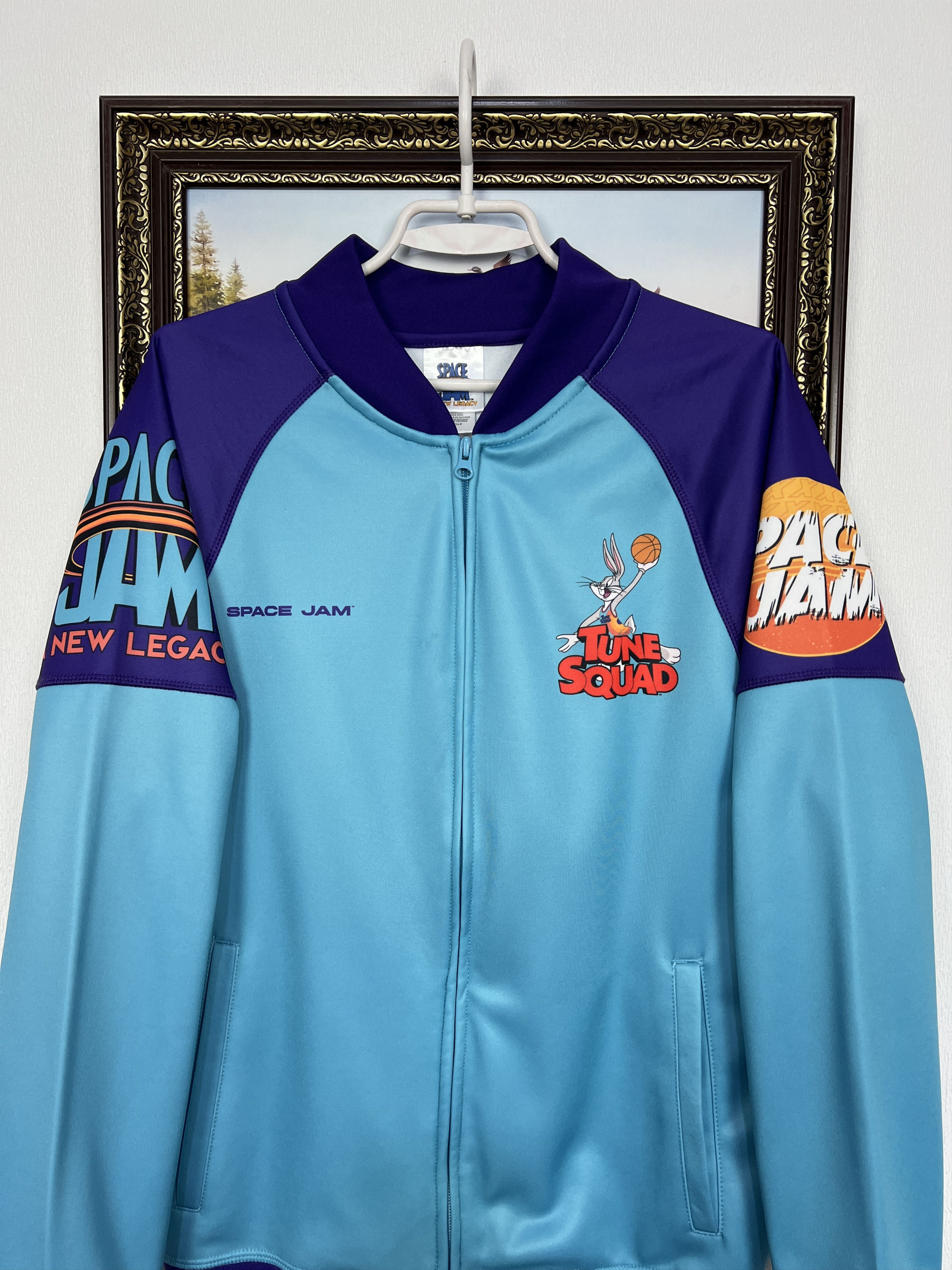 Vintage Space Jam Tune Squad Members Only NBA Blue Jacket Track Top Size US S / EU 44-46 / 1 - 4 Thumbnail