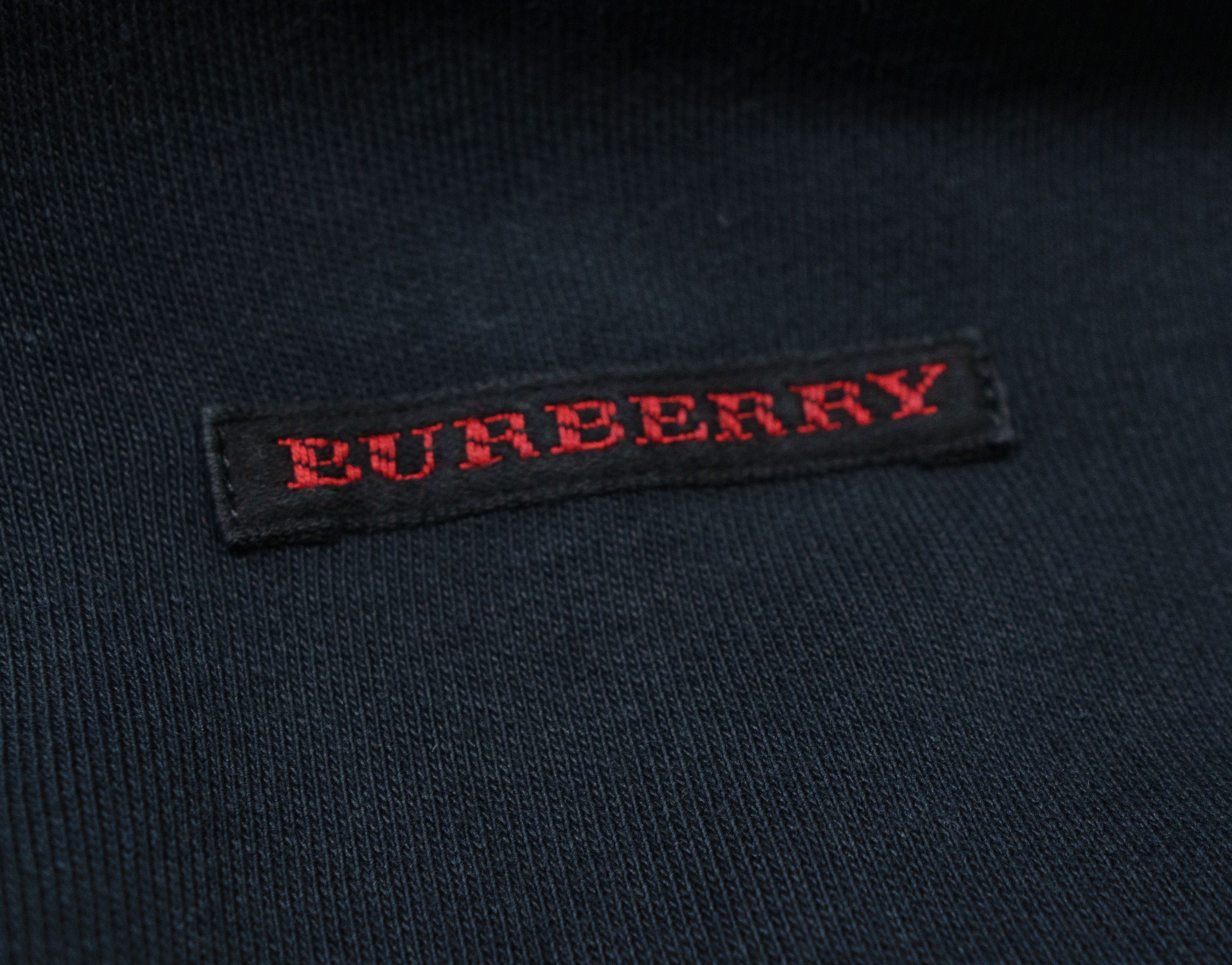 Burberry 00s Golf Quarter Zip High Neck Sweatshirt Vintage Size US XXL / EU 58 / 5 - 8 Thumbnail