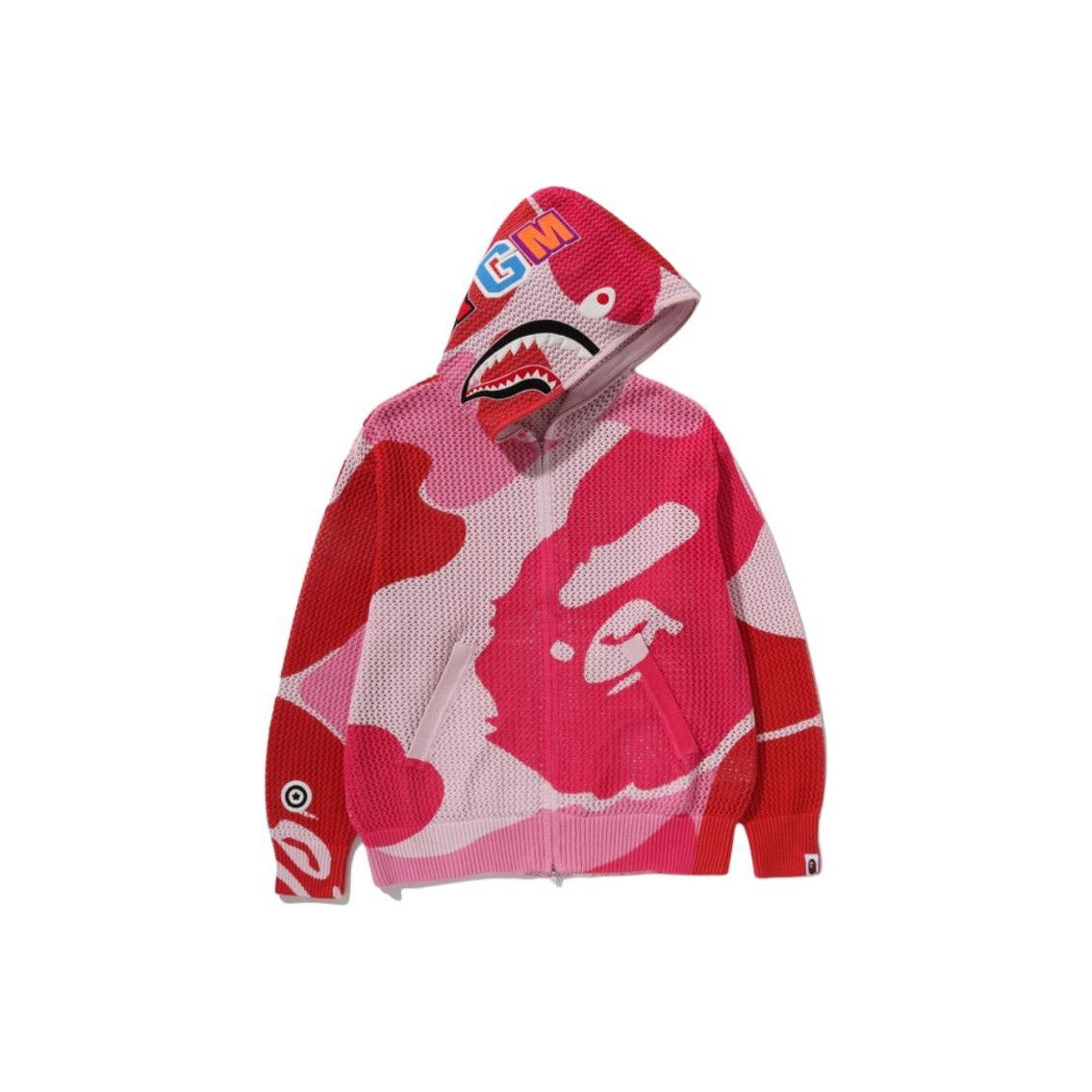 Bape A BATHING APE ABC Camo Knit Zip Hoodie Size L Size US L / EU 52-54 / 3 - 1 Thumbnail