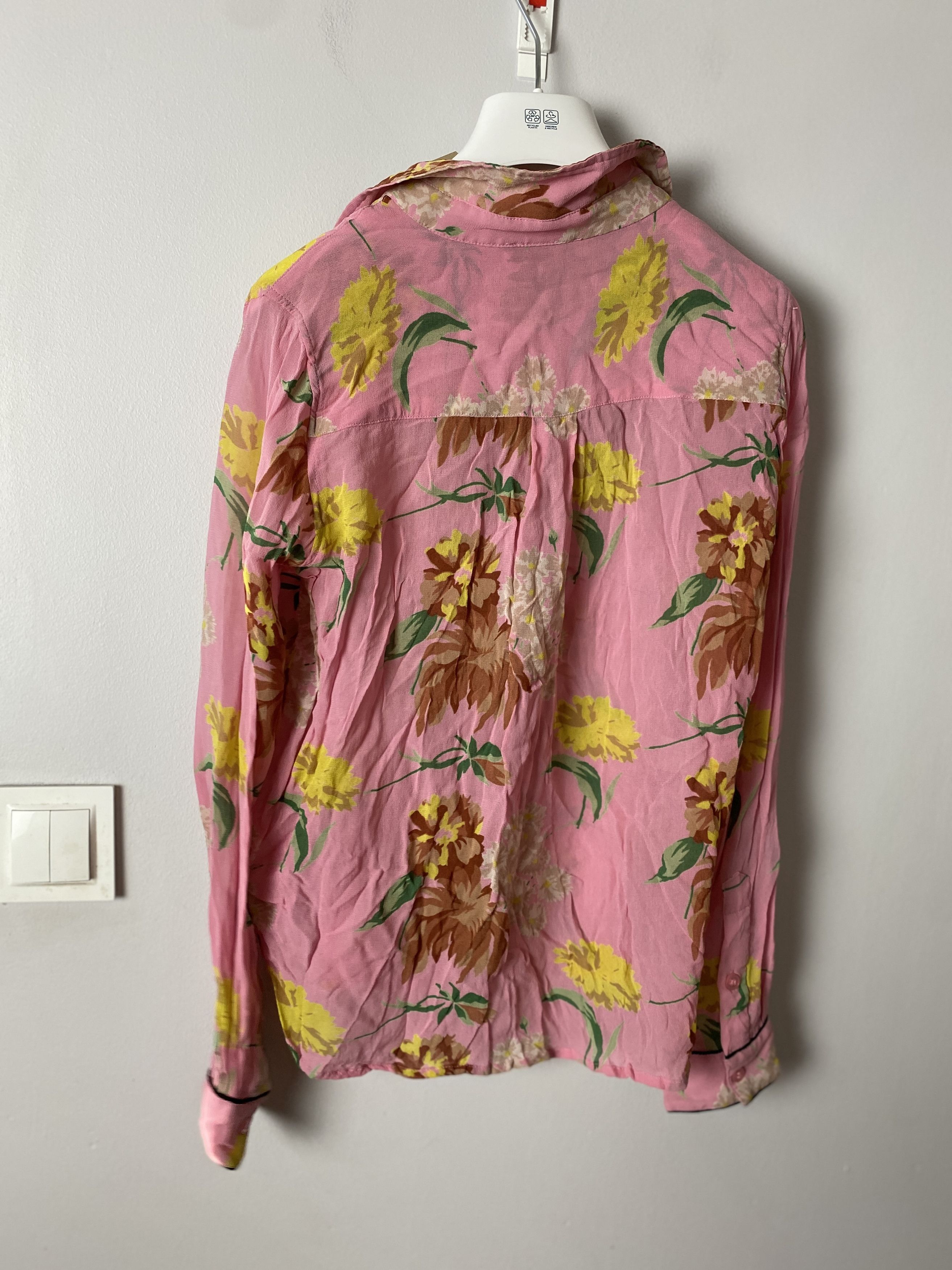 Ganni Ganni Marceau Georgette floral print shirt Size XS / US 0-2 / IT 36-38 - 6 Thumbnail