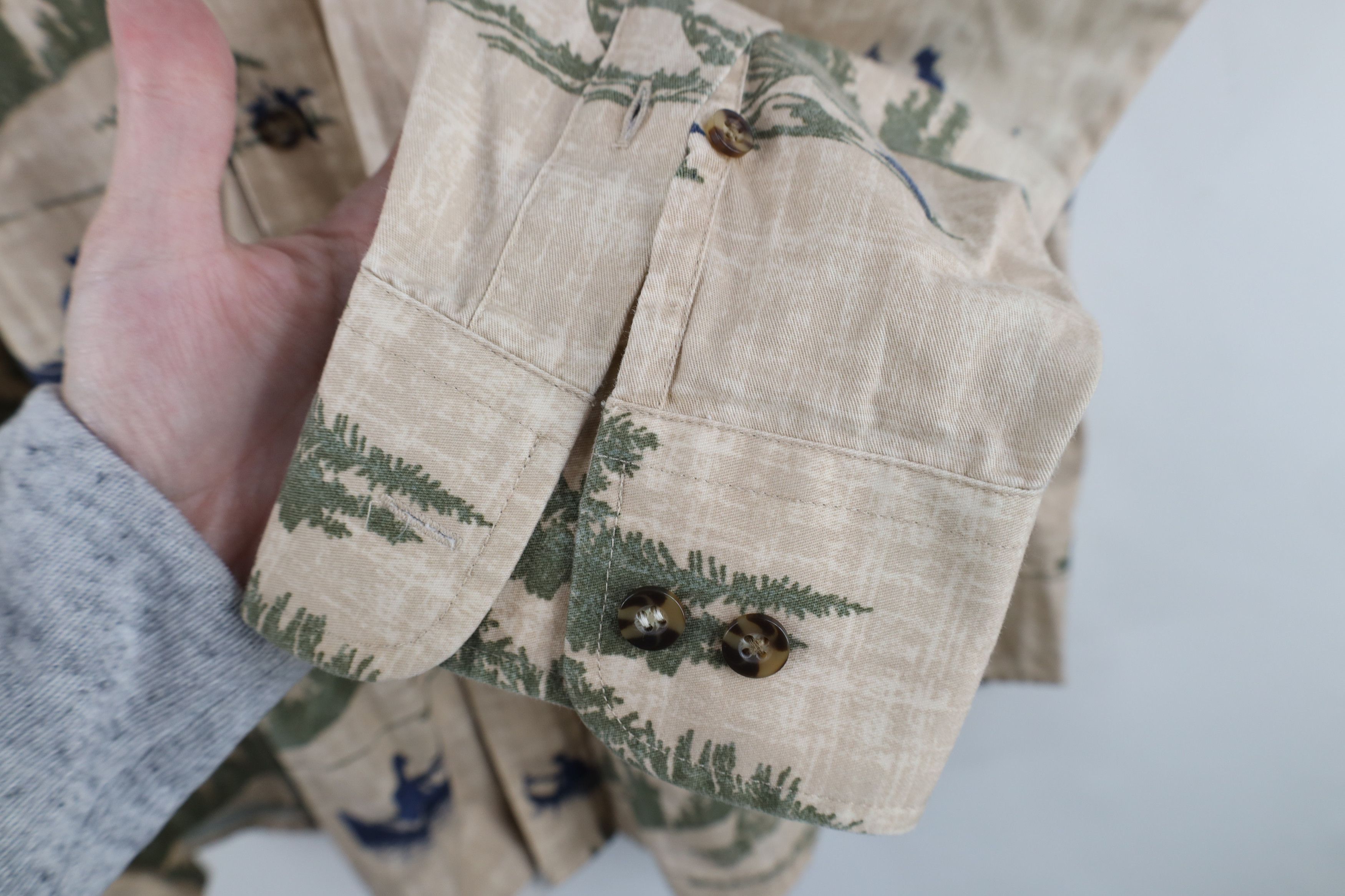Vintage Vintage Streetwear Nature All Over Print Button Down Shirt Size US L / EU 52-54 / 3 - 6 Thumbnail