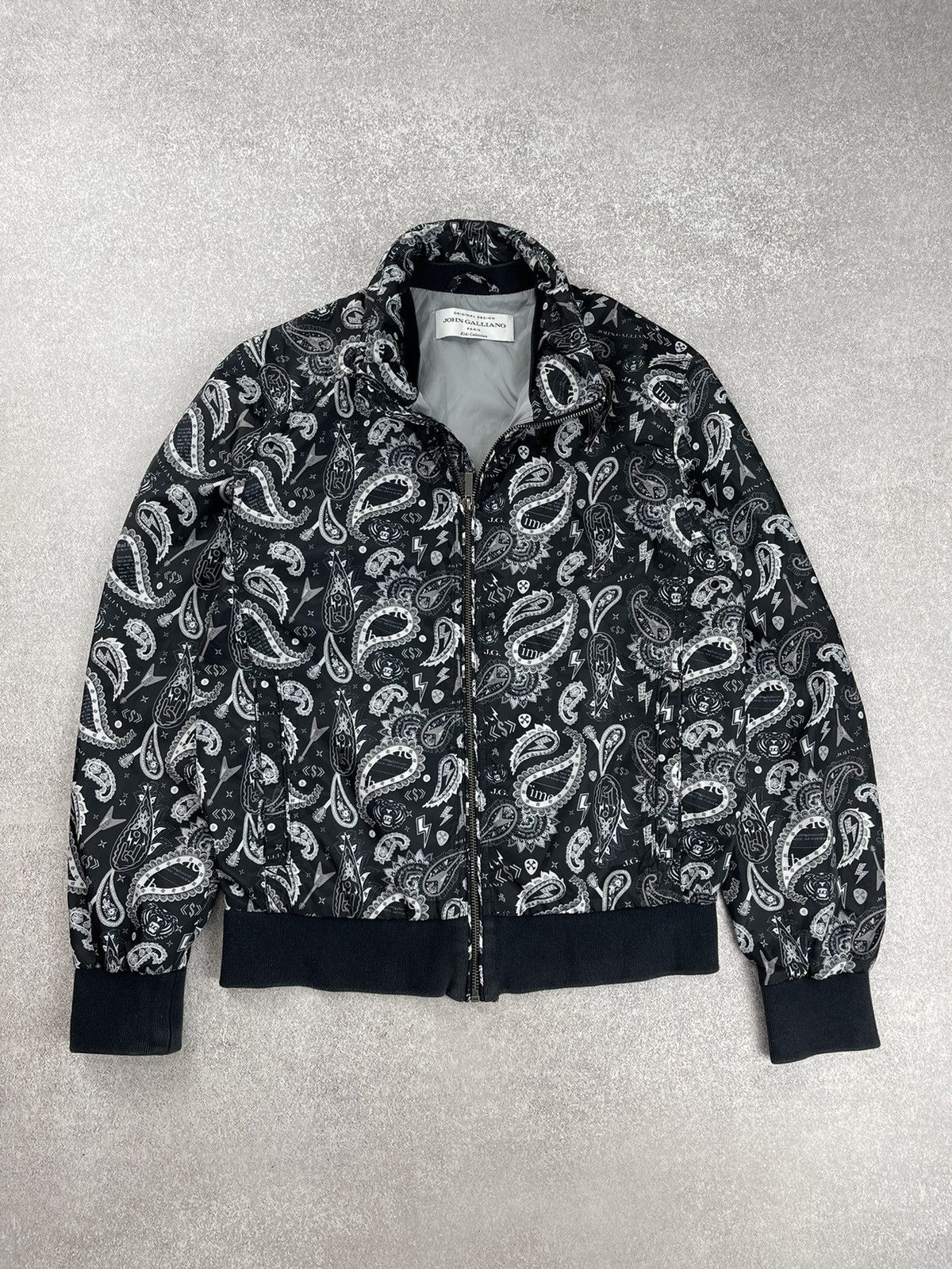 John Galliano John Galliano Kids Collection Paisley Nylon Jacket Size 16 Size US XS / EU 42 / 0 - 1 Thumbnail