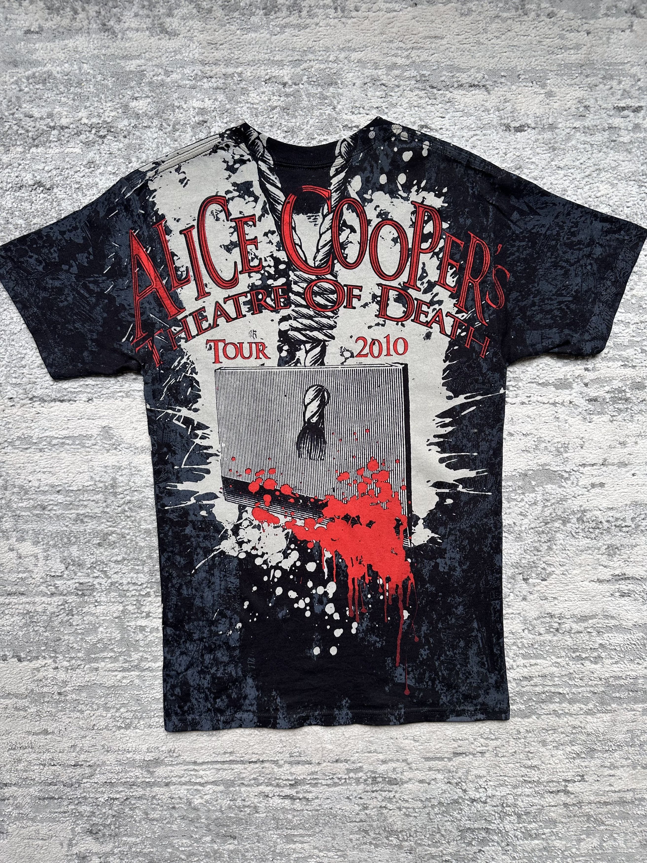 Band Tees Alice Cooper’s Theatre of Death 2010 t shirt Size US S / EU 44-46 / 1 - 2 Thumbnail