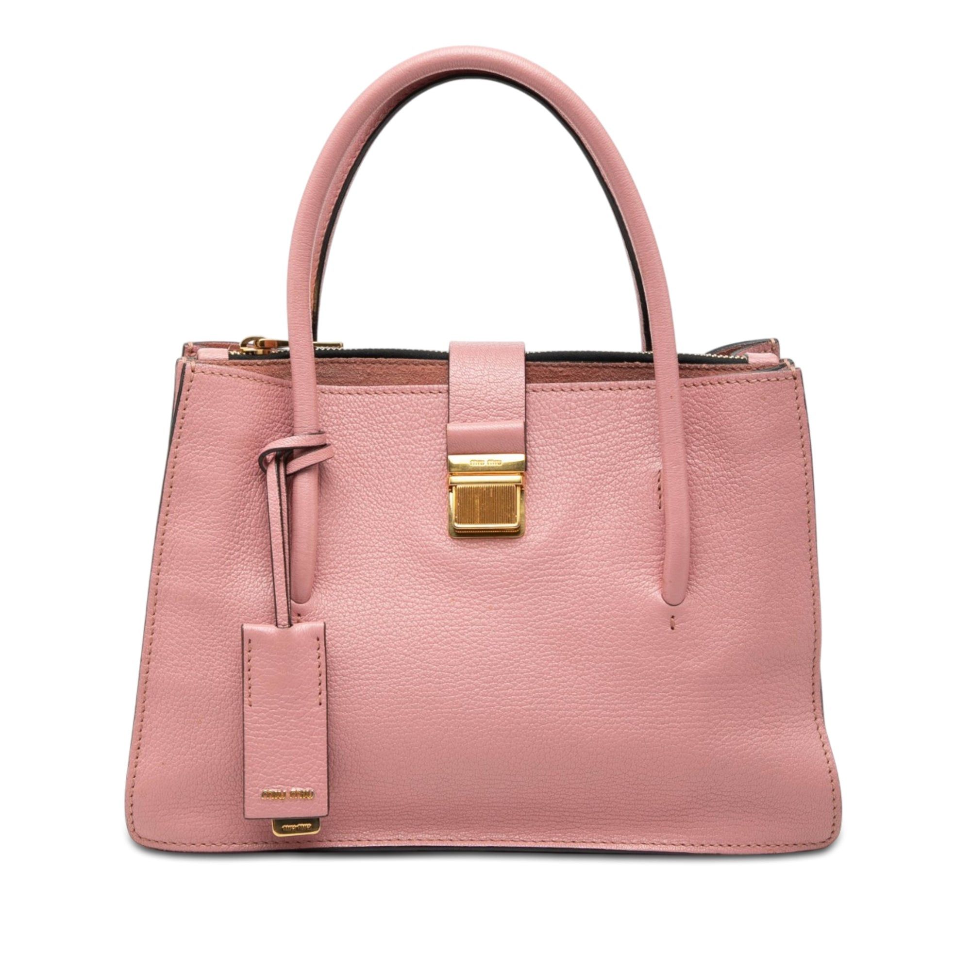 Miu Miu Goatskin Madras Handbag Size ONE SIZE - 1 Thumbnail
